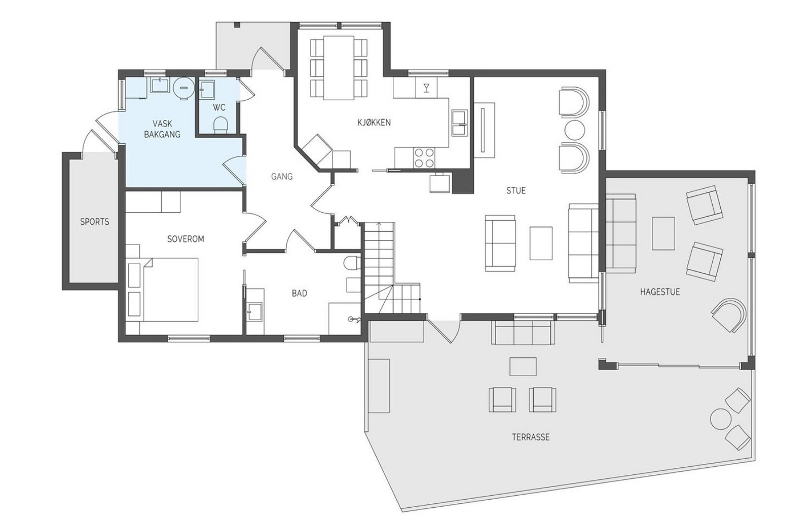 Plantegning Galleribilde