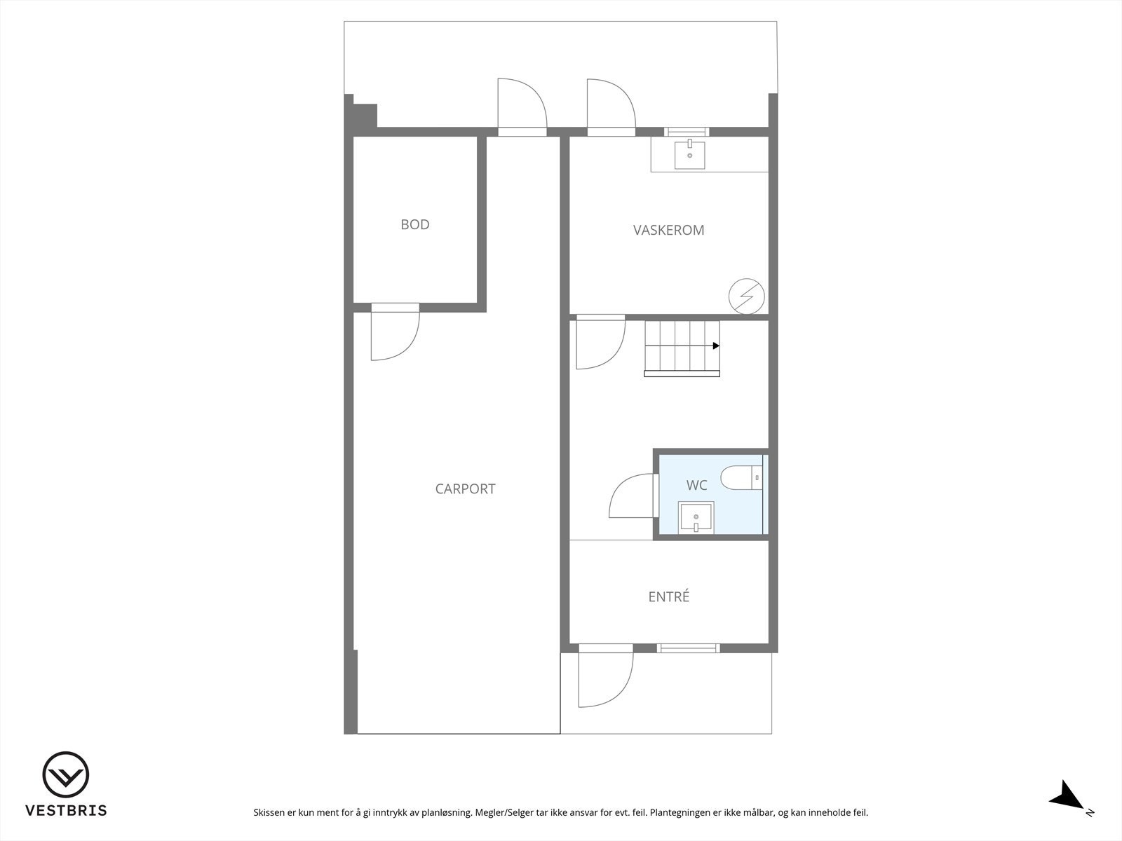 Plantegning - 1. etasje Galleribilde