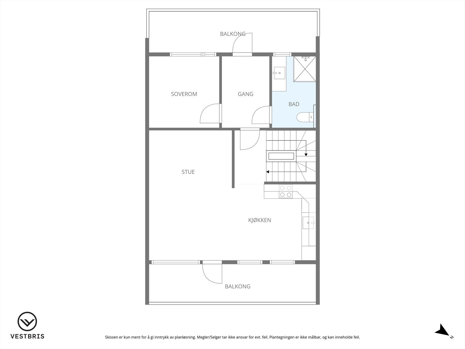 Plantegning - 2. etasje Galleribilde