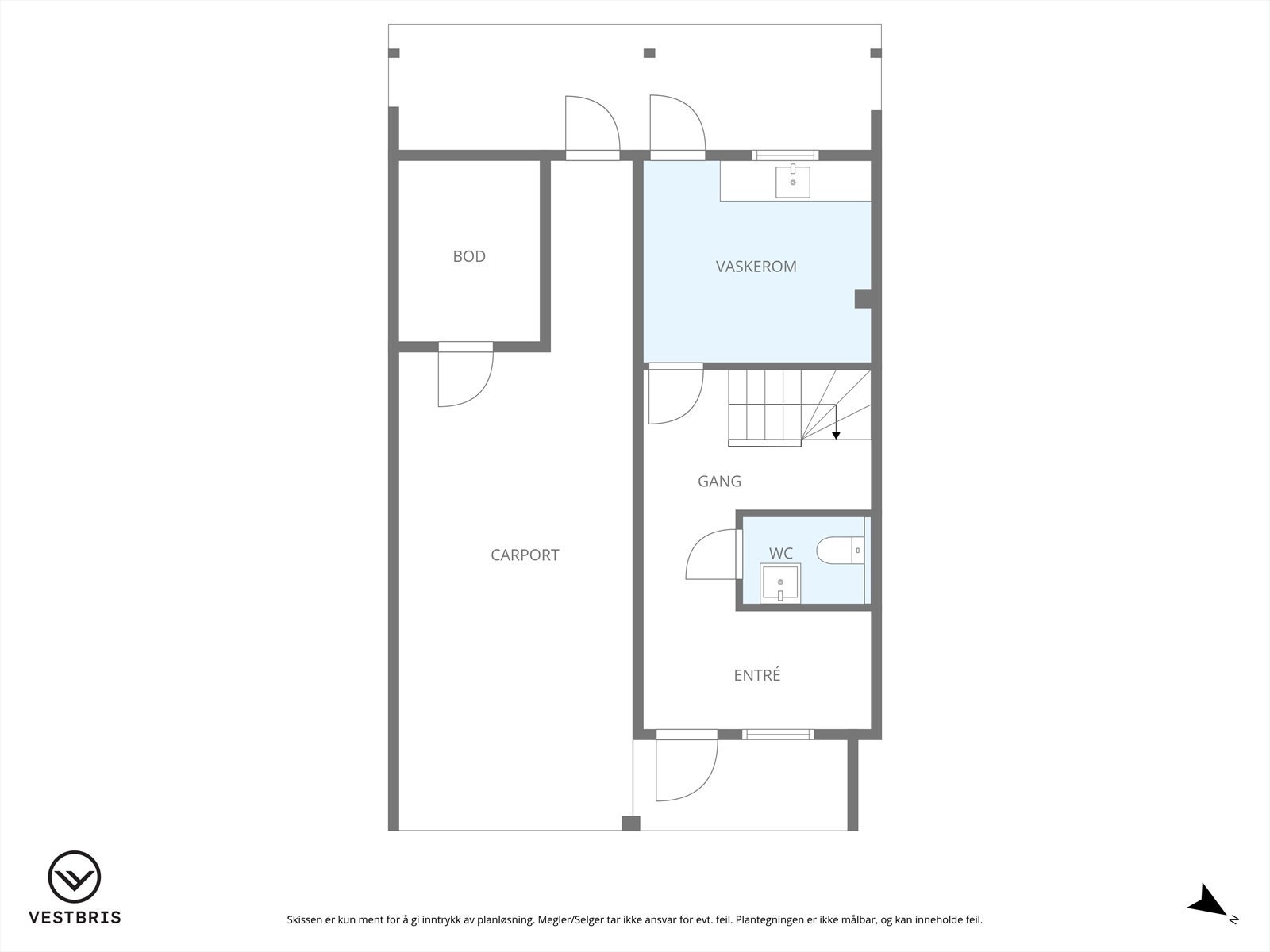 Plantegning - 1. etasje Galleribilde
