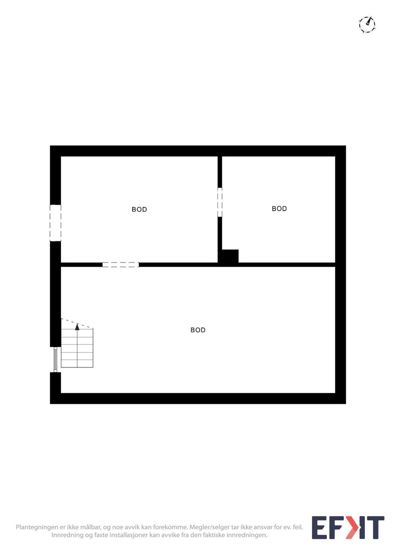 Plantegning kjeller Galleribilde