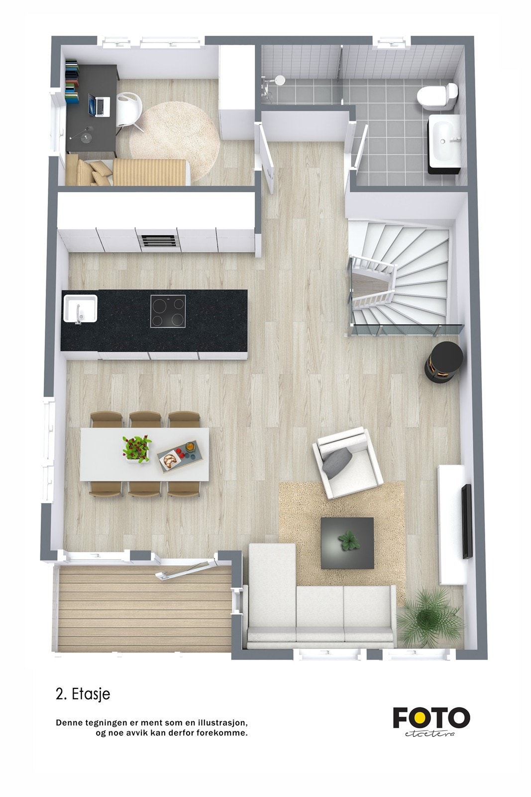 Veiledende plantegning - Ikke målbar Galleribilde