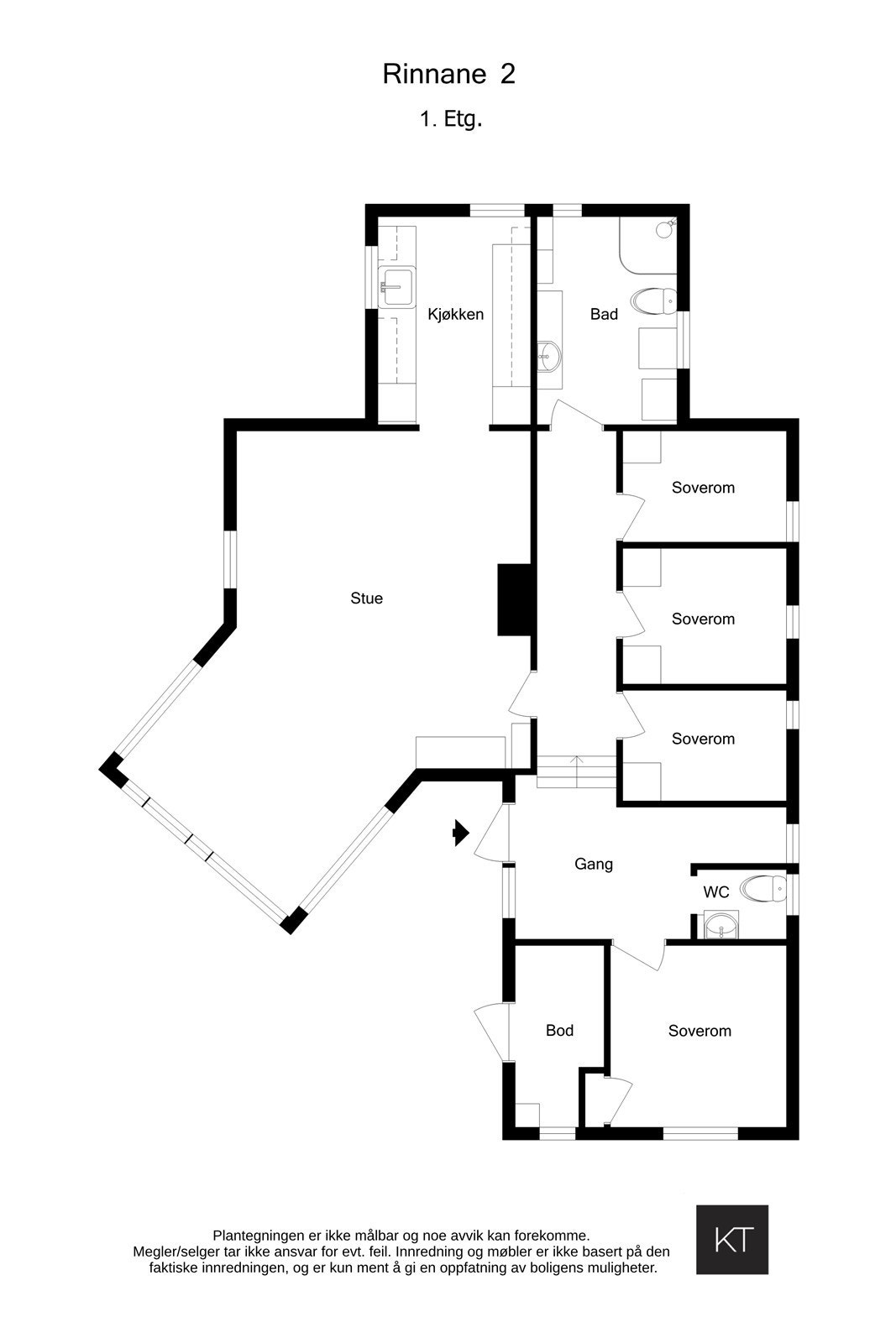 Plantegning Galleribilde
