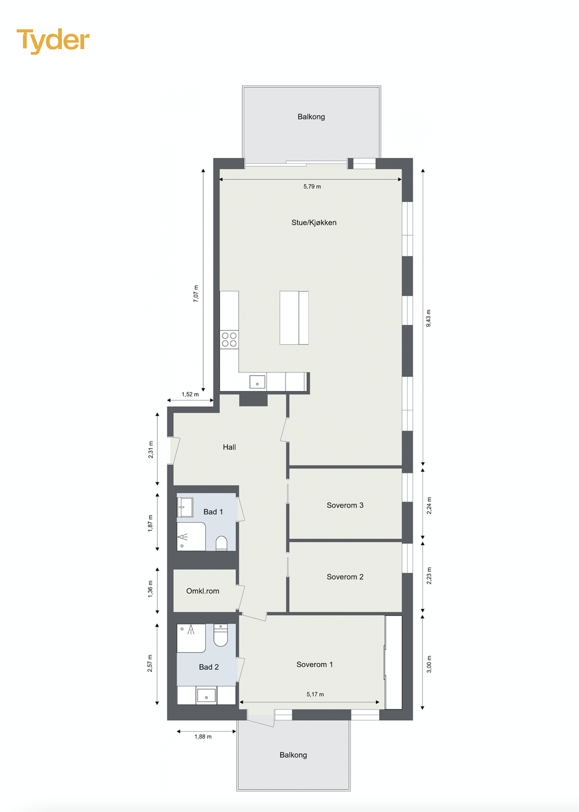 Plantegning. Galleribilde