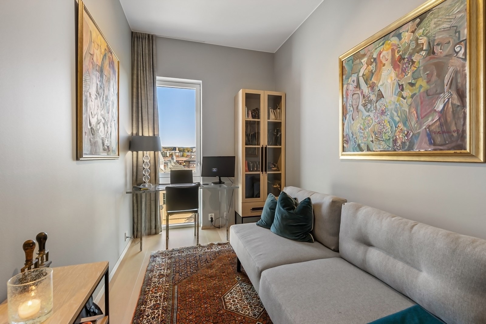 Soverom 3, også lyst og behagelig - perfekt som barnerom, gjesterom eller hjemmekontor. Galleribilde