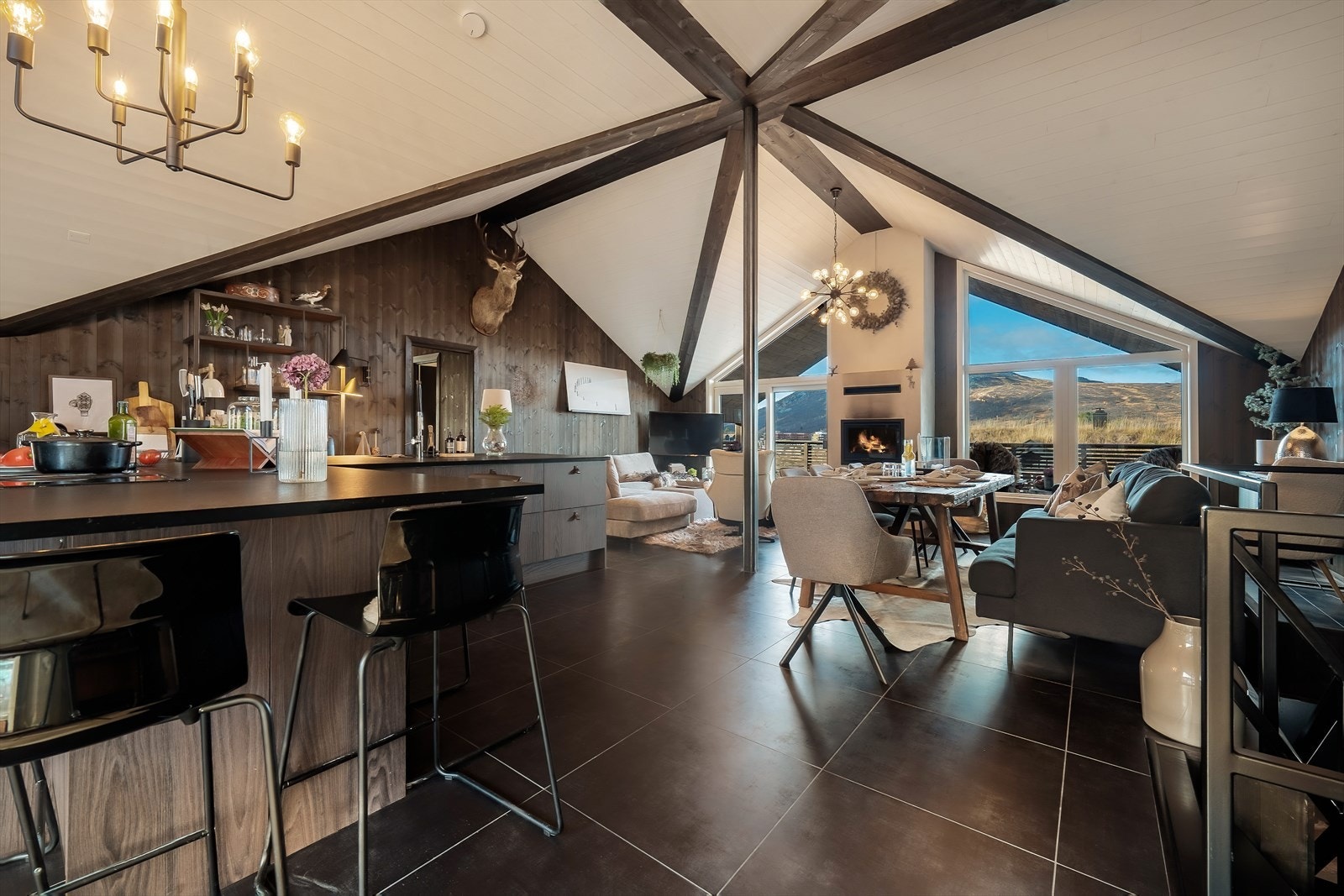 En meget innholdsrik og stor hytte med høy standard - Like ved langrennsløyper - Garasje - Utleiemuligheter Galleribilde