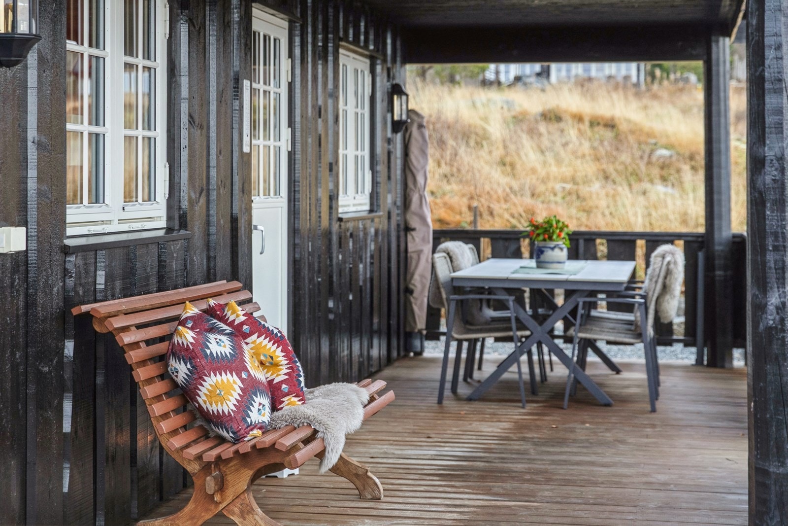 Overbygget terrasse mot sør Galleribilde