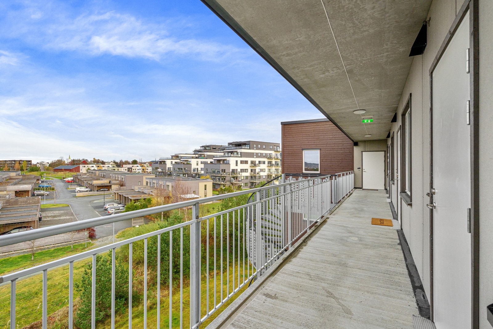 Hårstad Mindes veg ligger i et nyetablert boligfelt på Tiller. Galleribilde