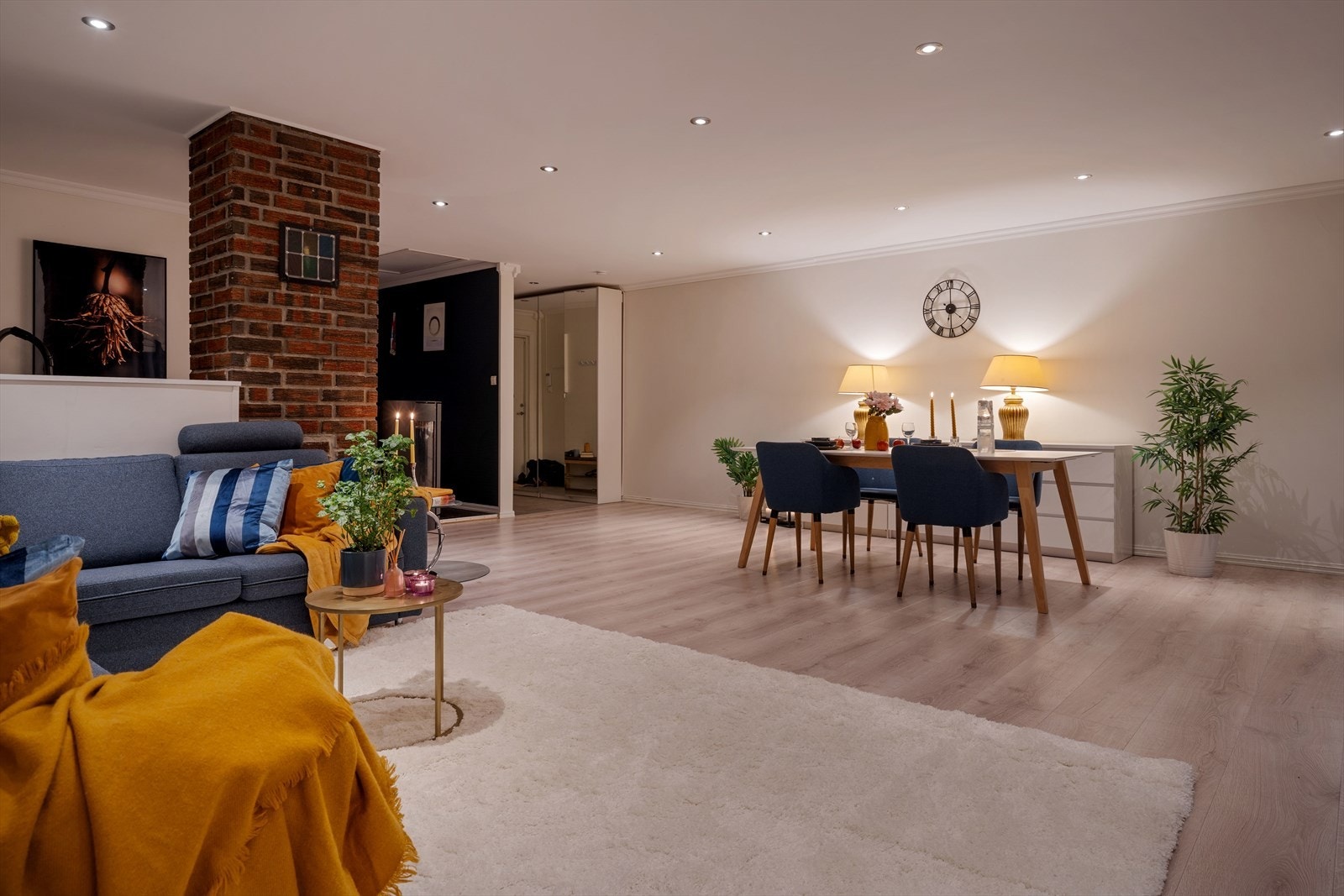 Her kan du invitere venner og familie på hyggelige sammenkomster. Galleribilde