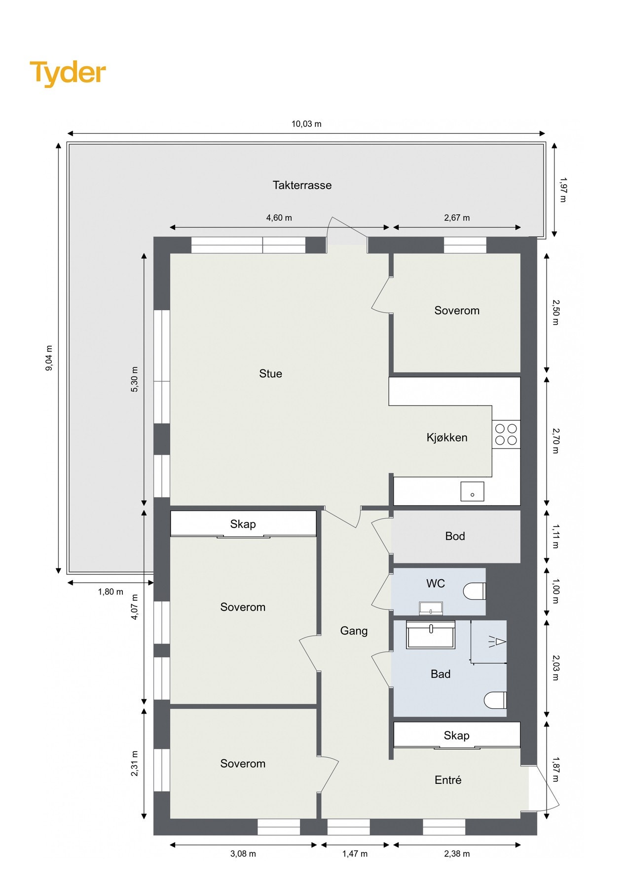 Plantegning Galleribilde
