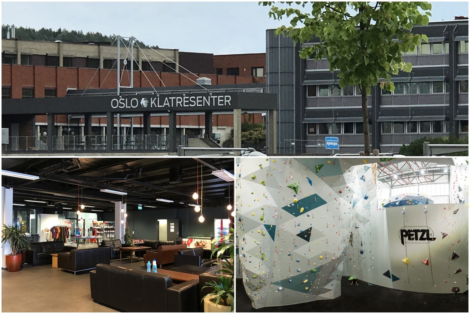 Kort vei til populære Oslo Klatresenter og Skullerud Sport Senter Galleribilde