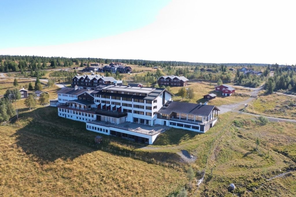 Ingenting som skjermer for utsikten på hotellet. Galleribilde