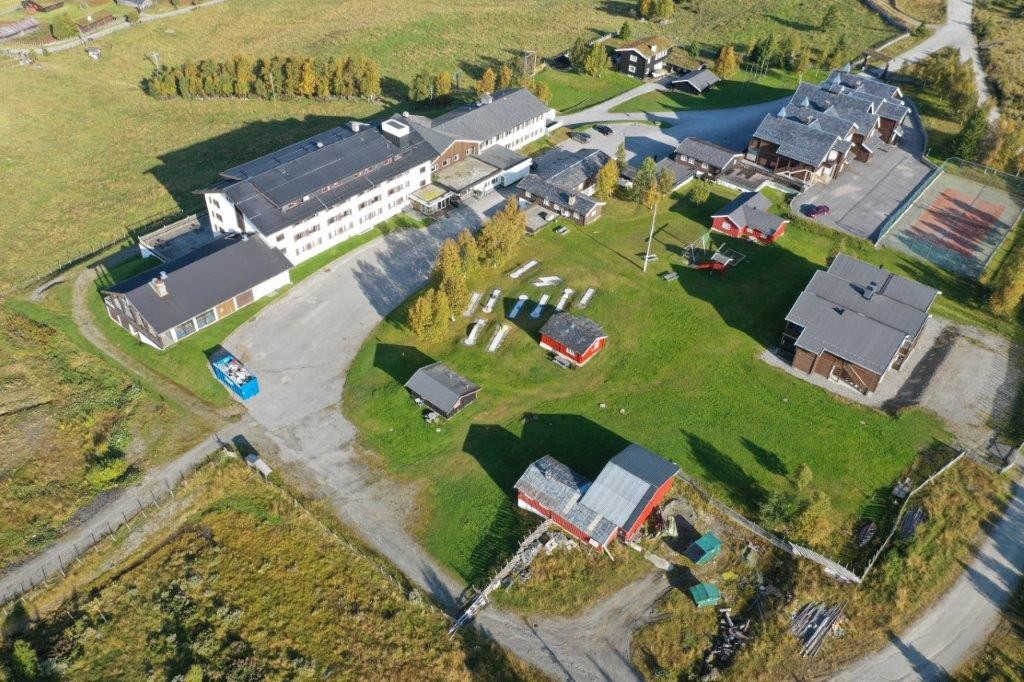 Grønne områder på eiendommen. Galleribilde