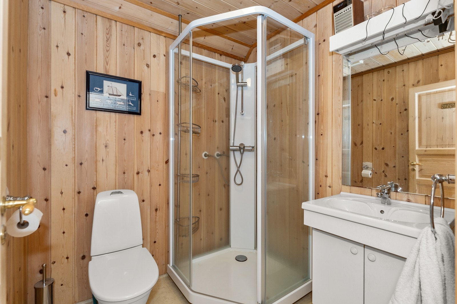 Bad/ wc på loftet. Galleribilde