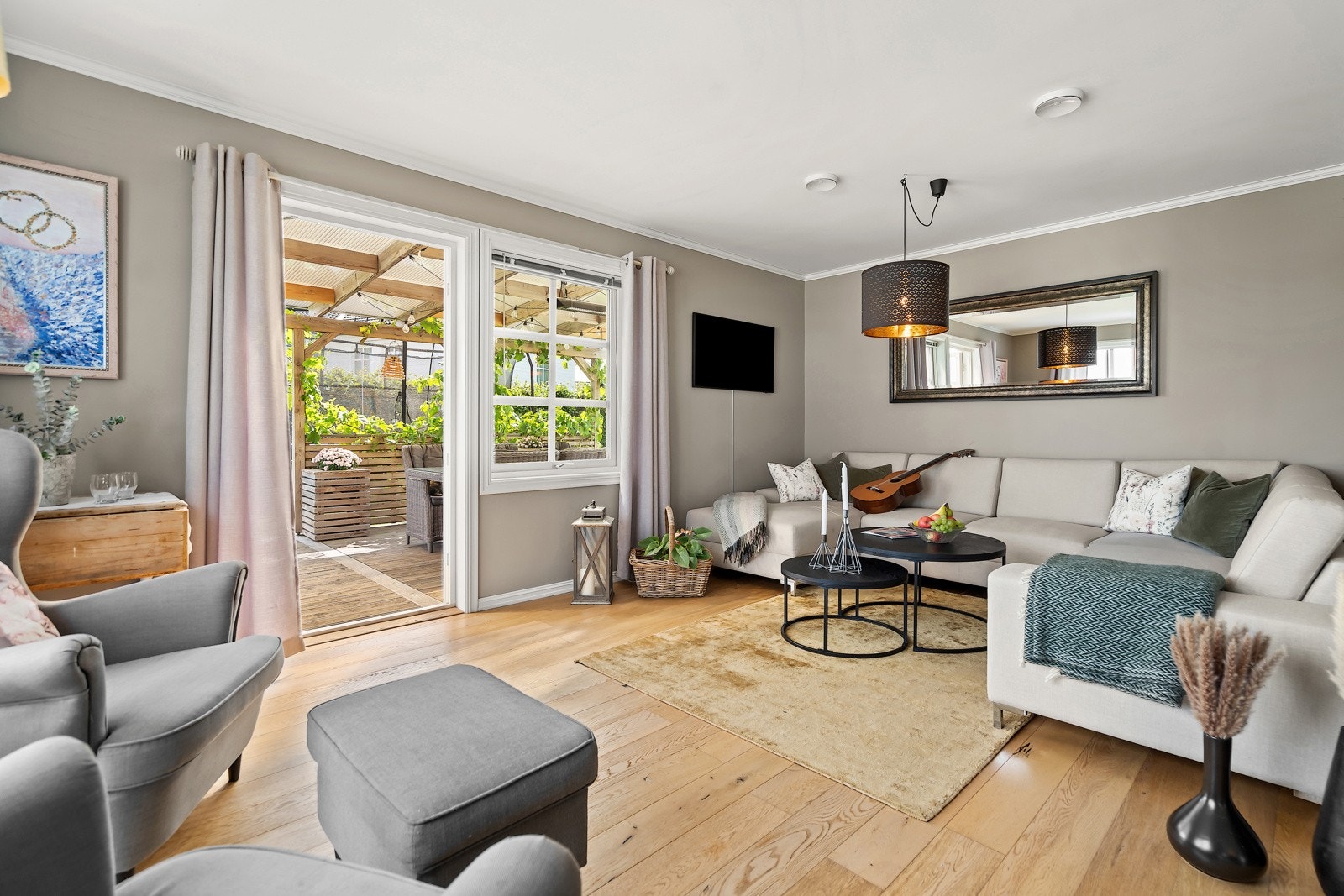 Utgang til terrasse Galleribilde