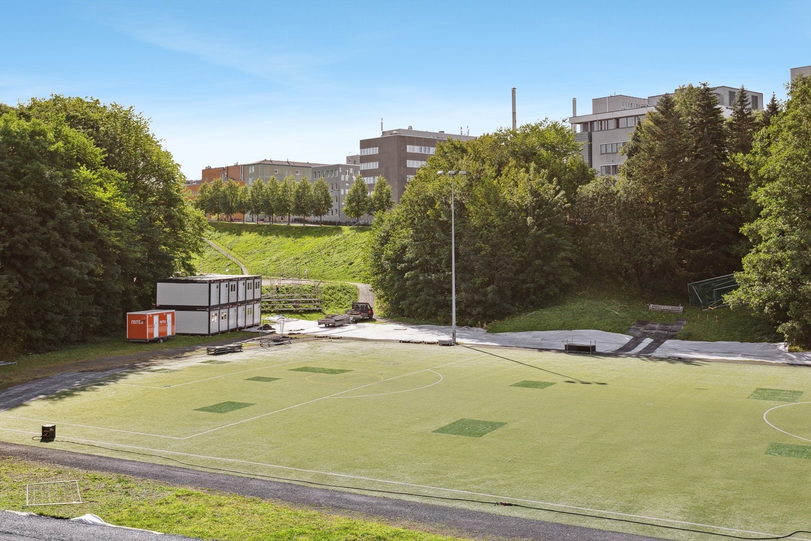 Utsikt fra balkong. Galleribilde