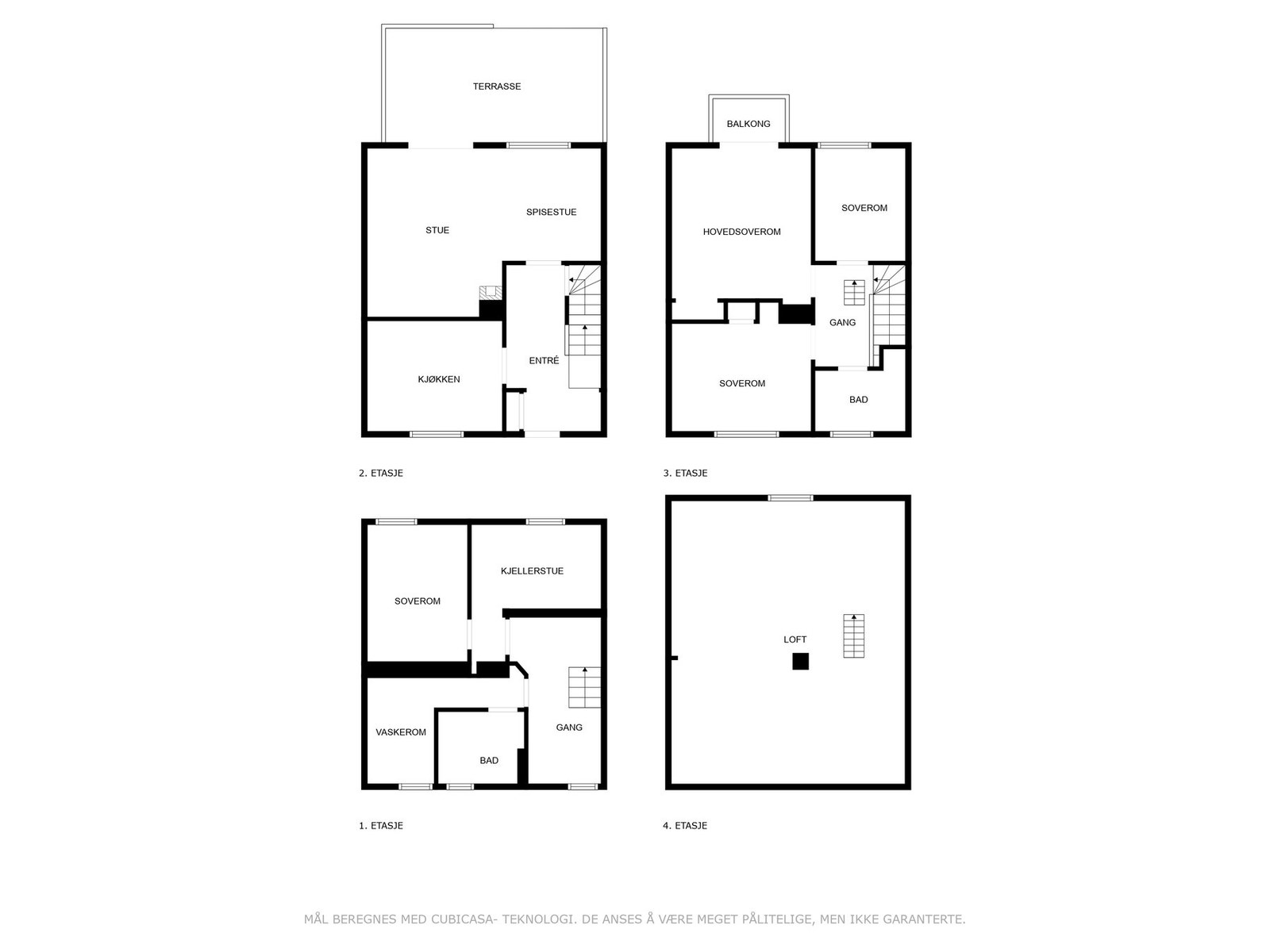 Komplett plantegning Galleribilde