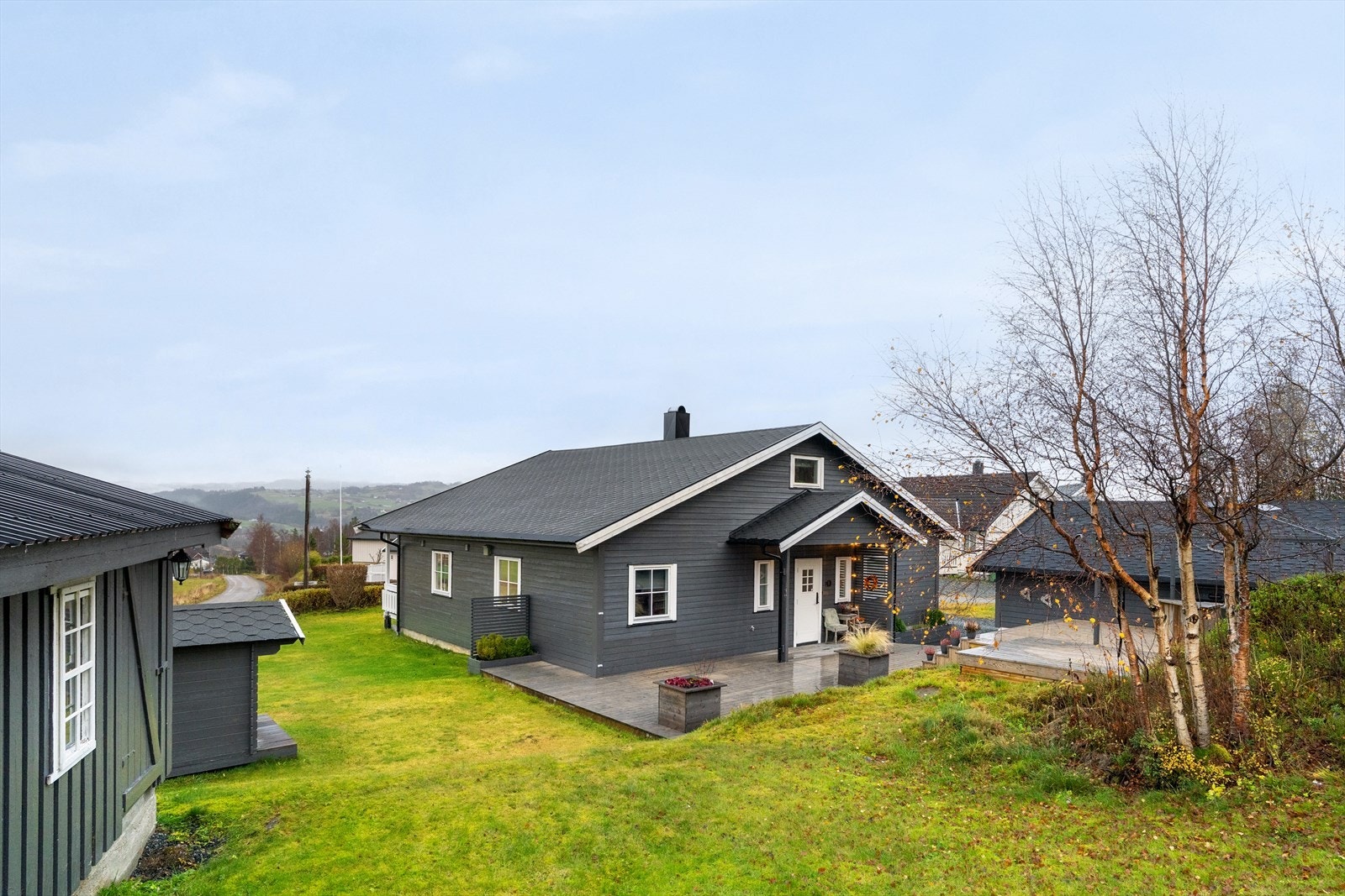 Her bor man i et trygt og etablert nabolag. Galleribilde