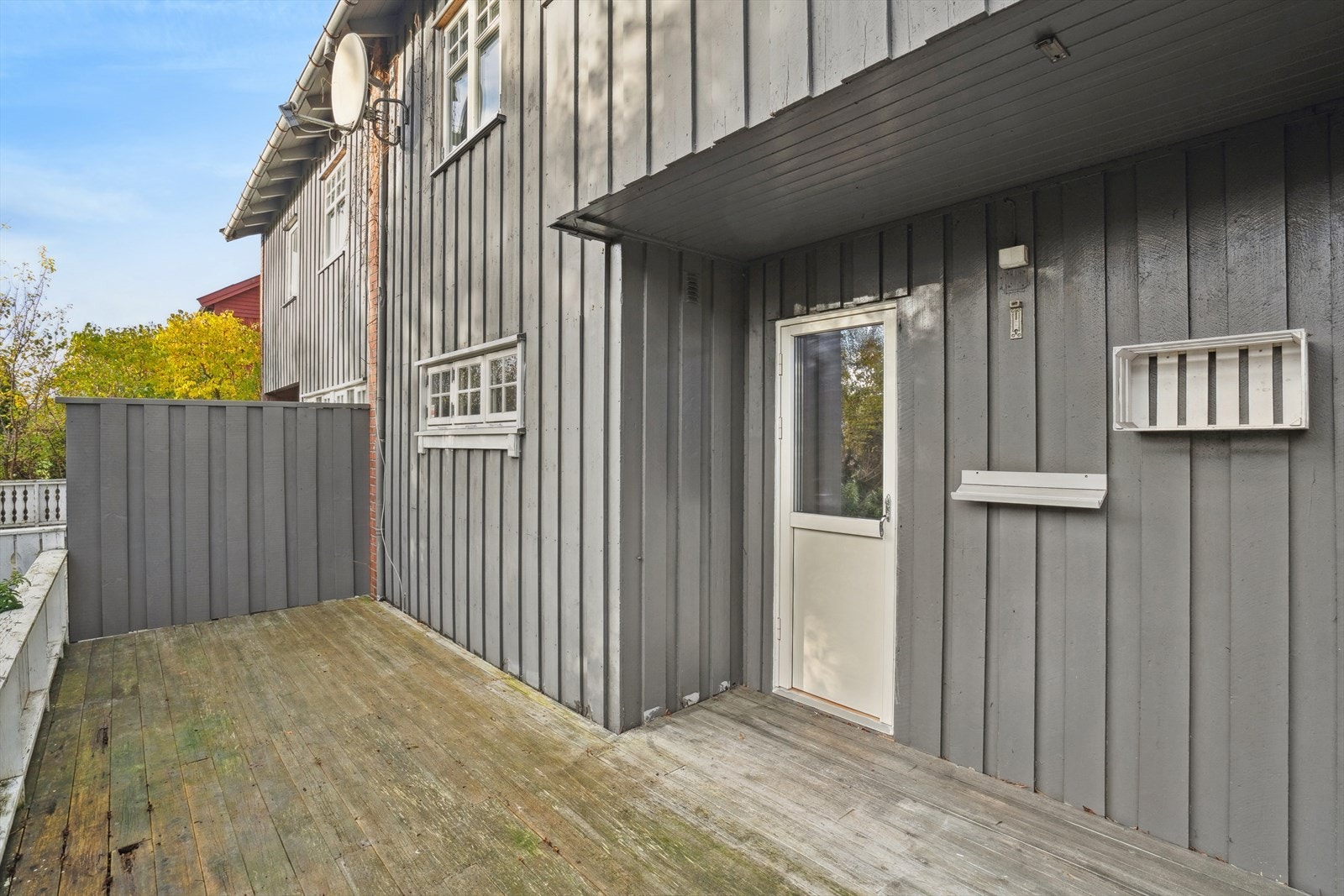 Det er terrasse med god solforhold Galleribilde