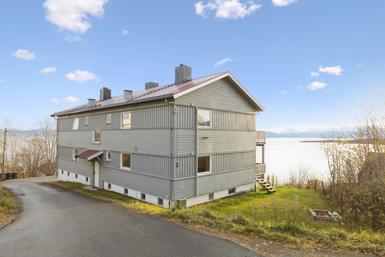 Sameiet har skiftet drenering på deler av bygget. Galleribilde