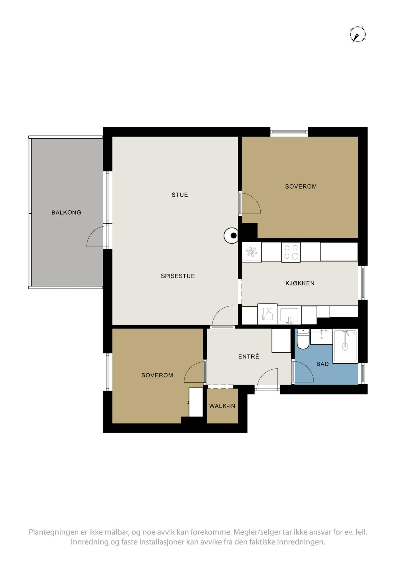 Plantegning Galleribilde