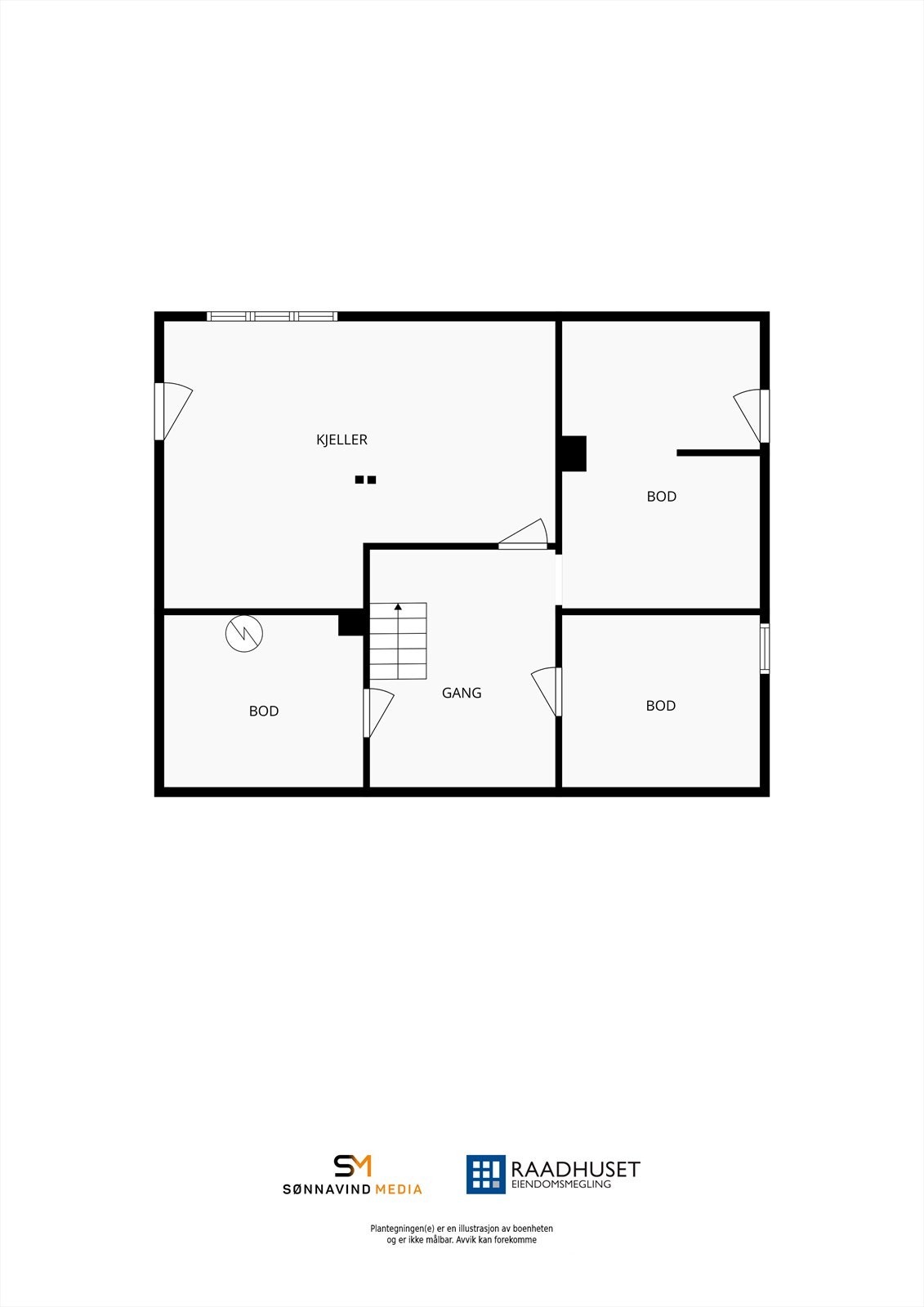 Plantegning | Underetasje Galleribilde