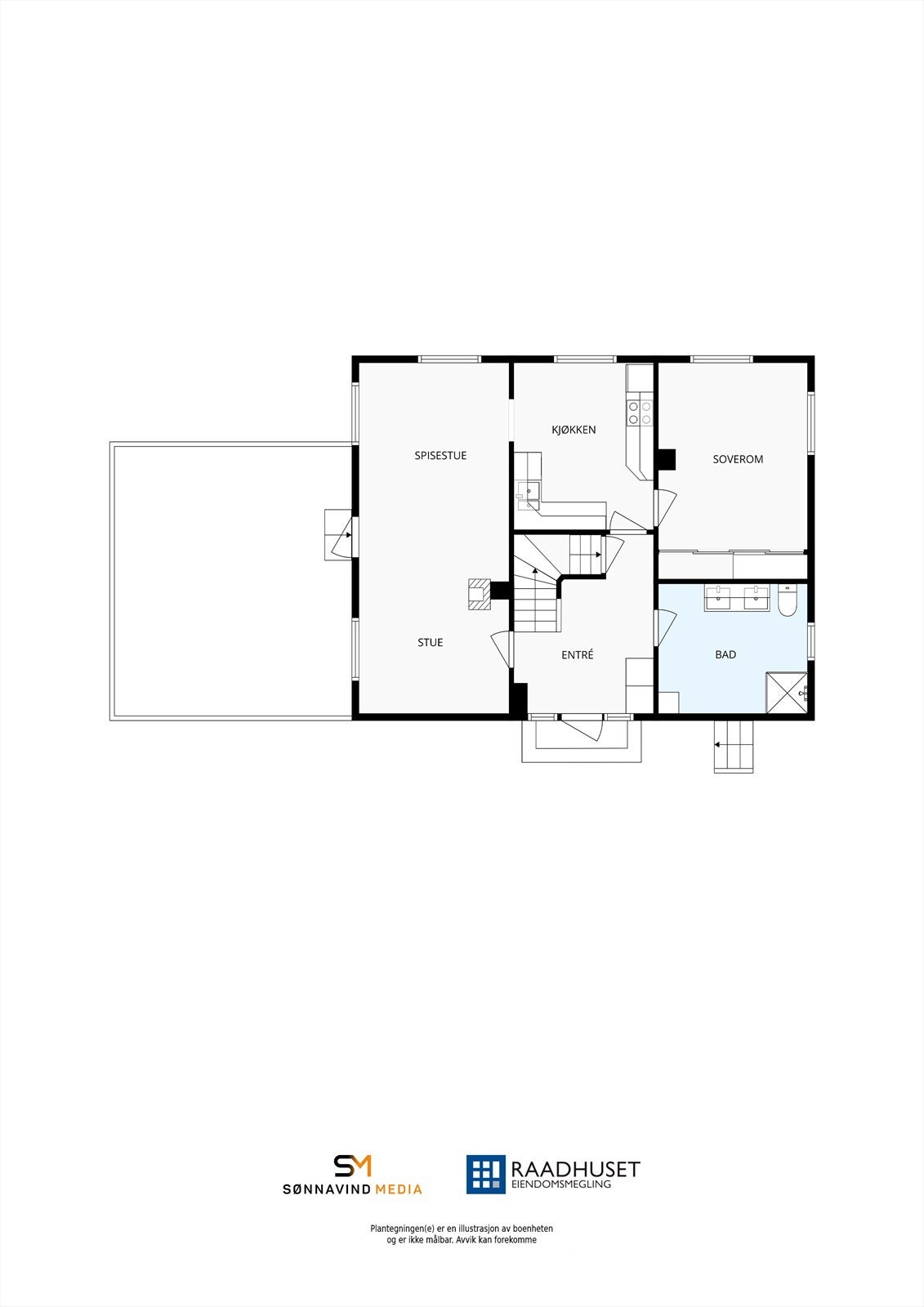 Plantegning | 1. Etasje Galleribilde