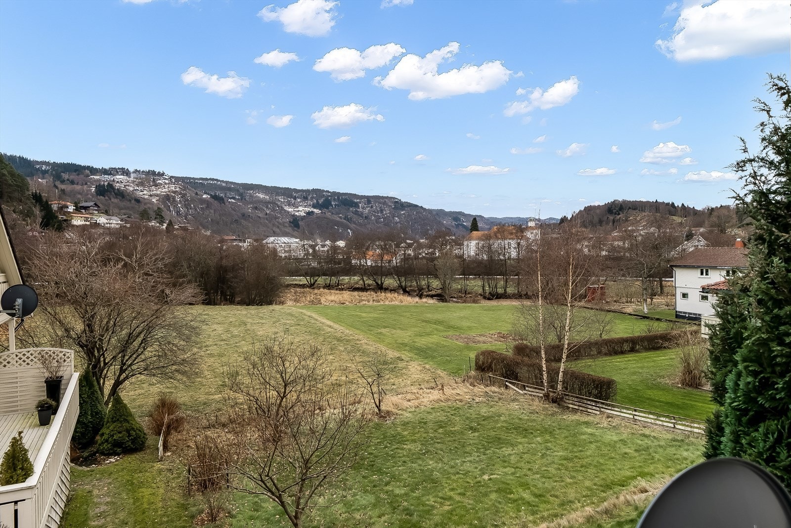 Utsikt og solforhold. Galleribilde