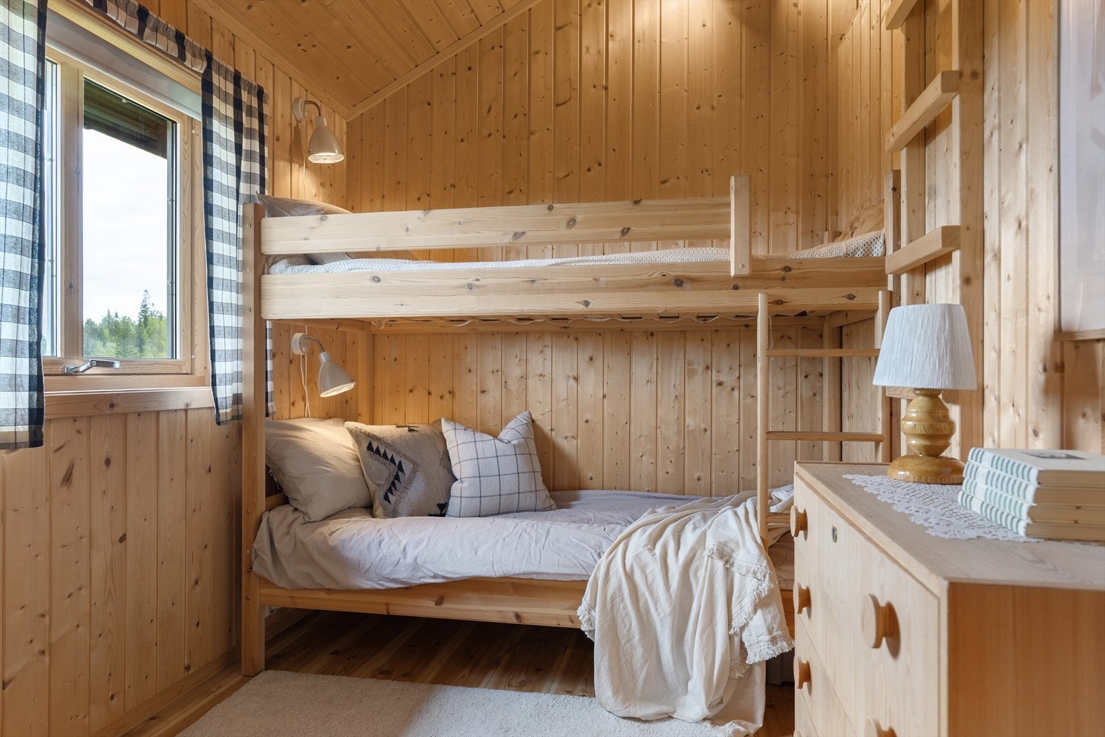 Hytten har 2 soverom på hhv. 5,5m². Galleribilde