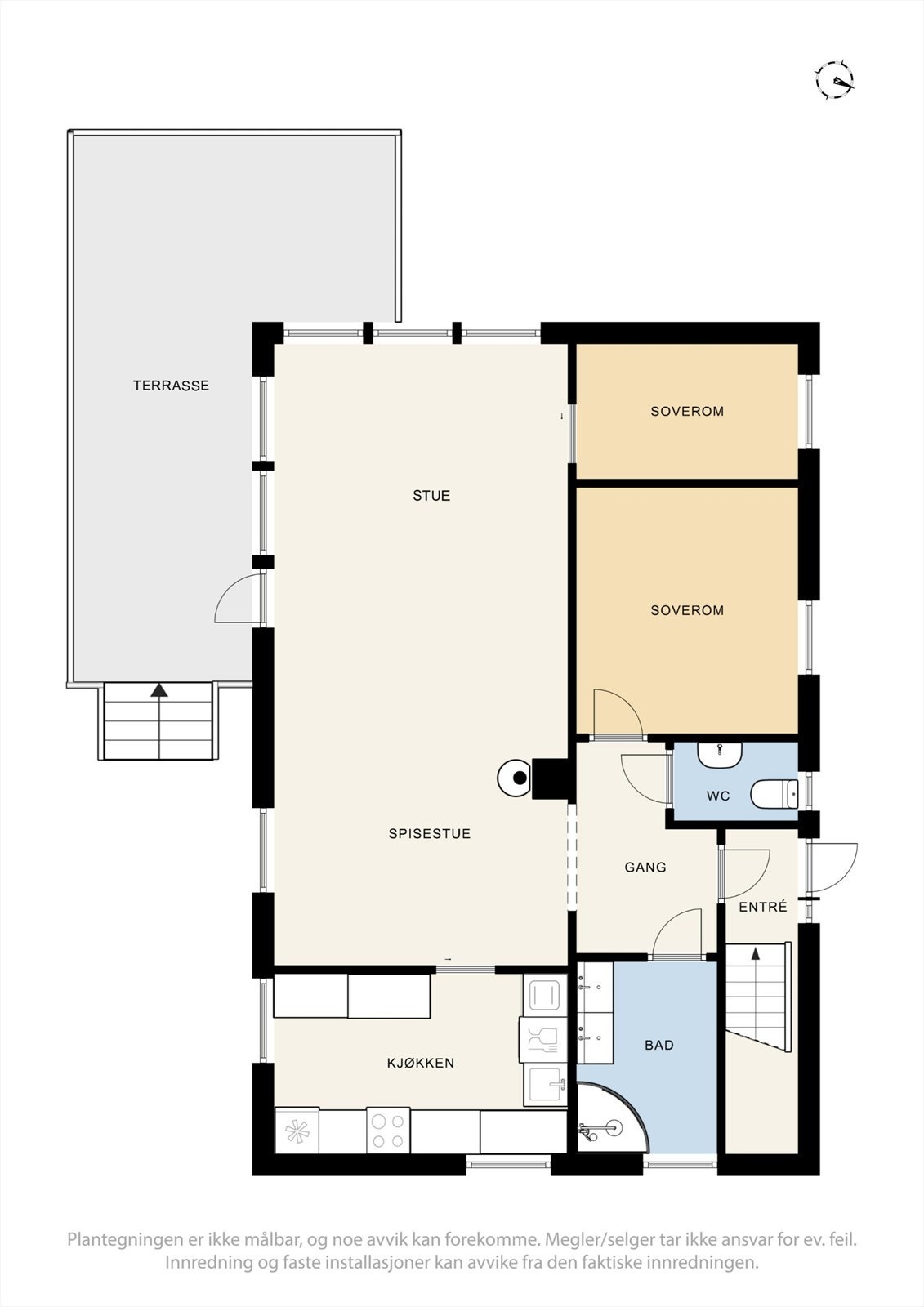 Plantegning 1. etasje. Galleribilde