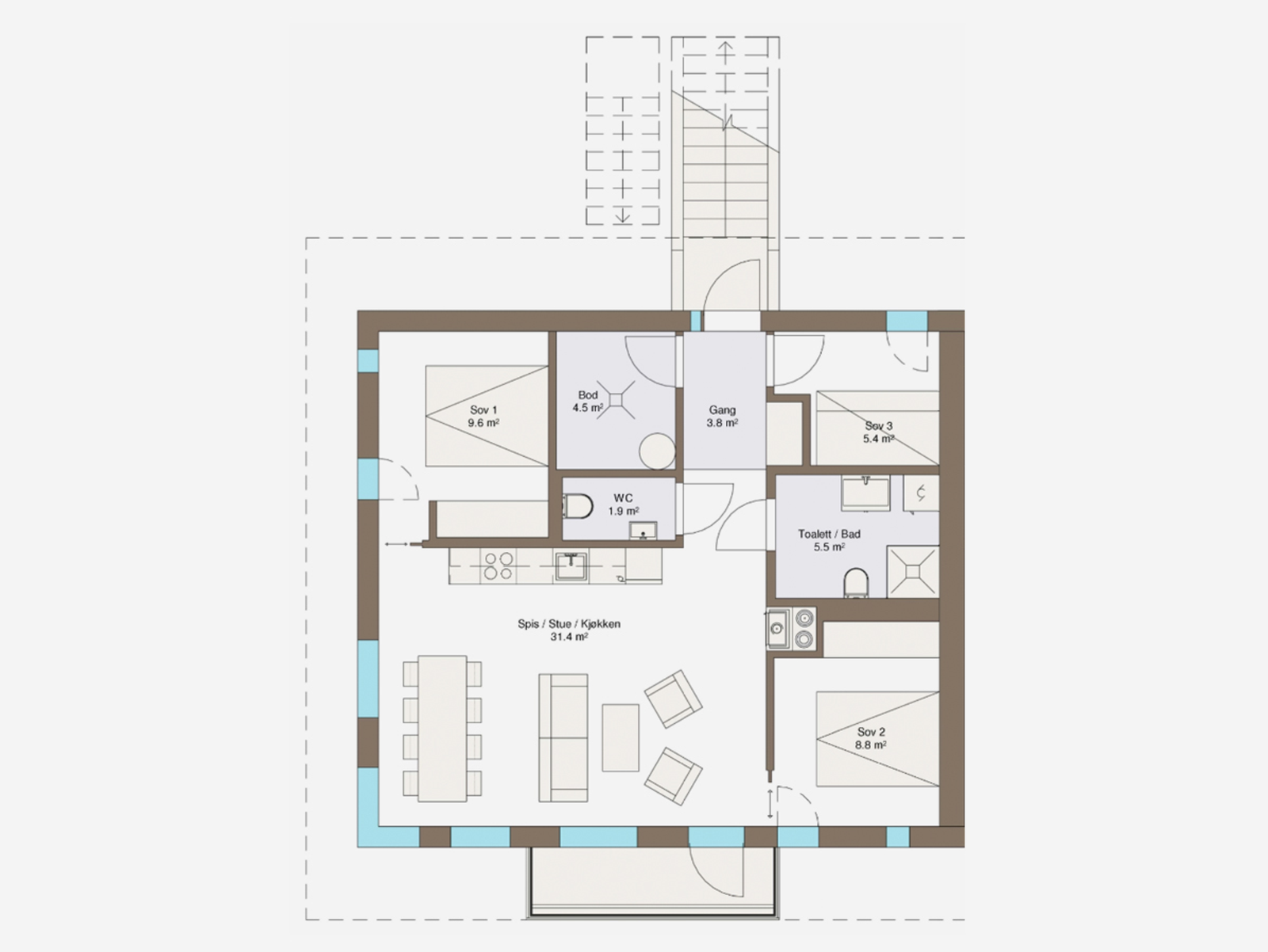 Plantegning Galleribilde