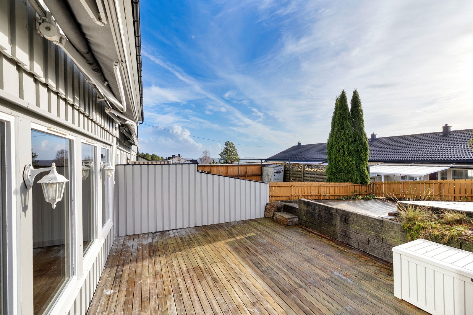 Terrasse med flere nivå. Galleribilde