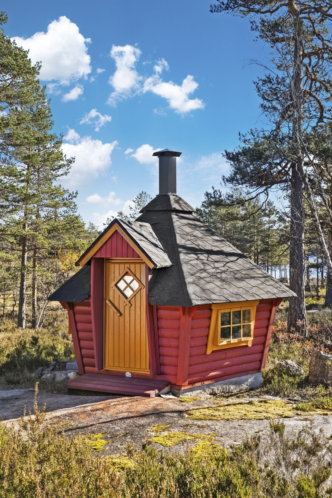 Grillhytte. Galleribilde