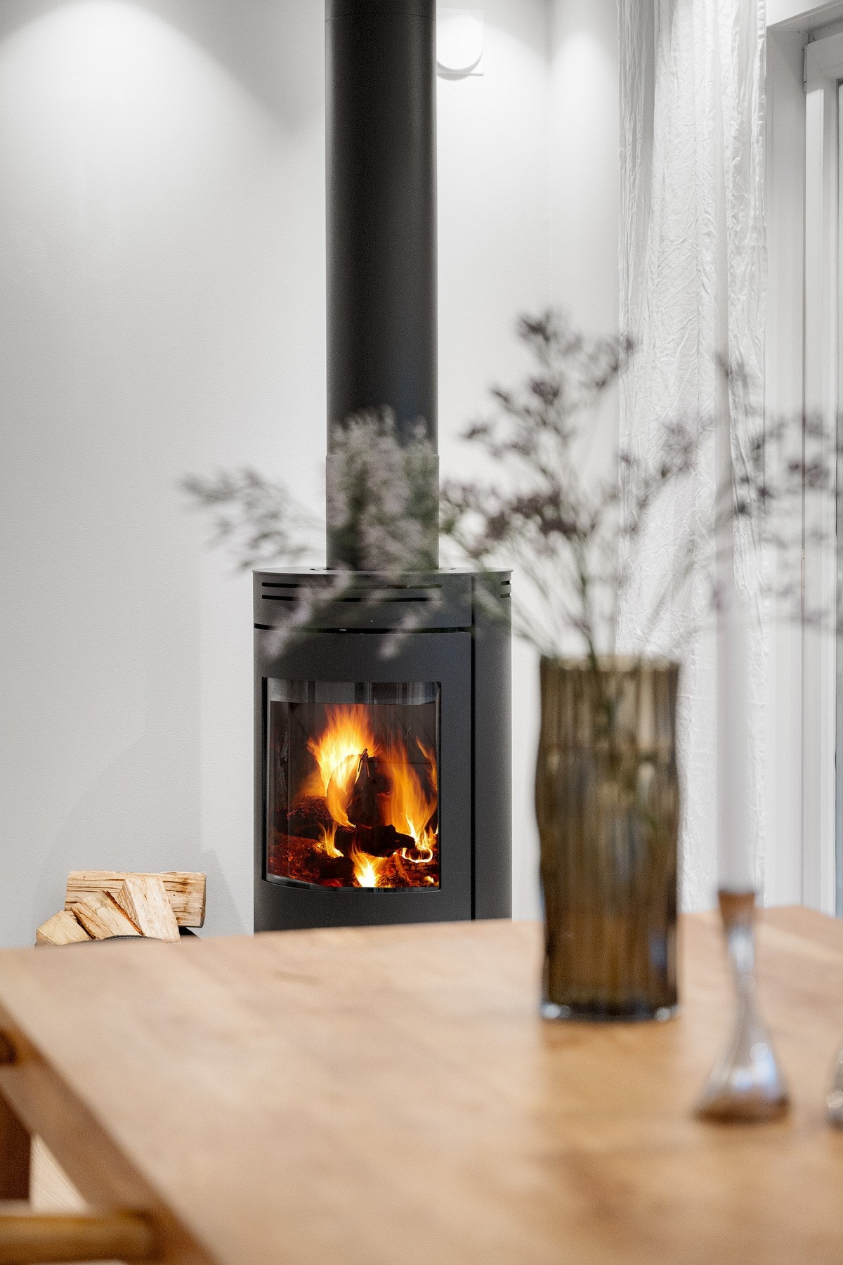 Koselig peis fra 2022. Galleribilde