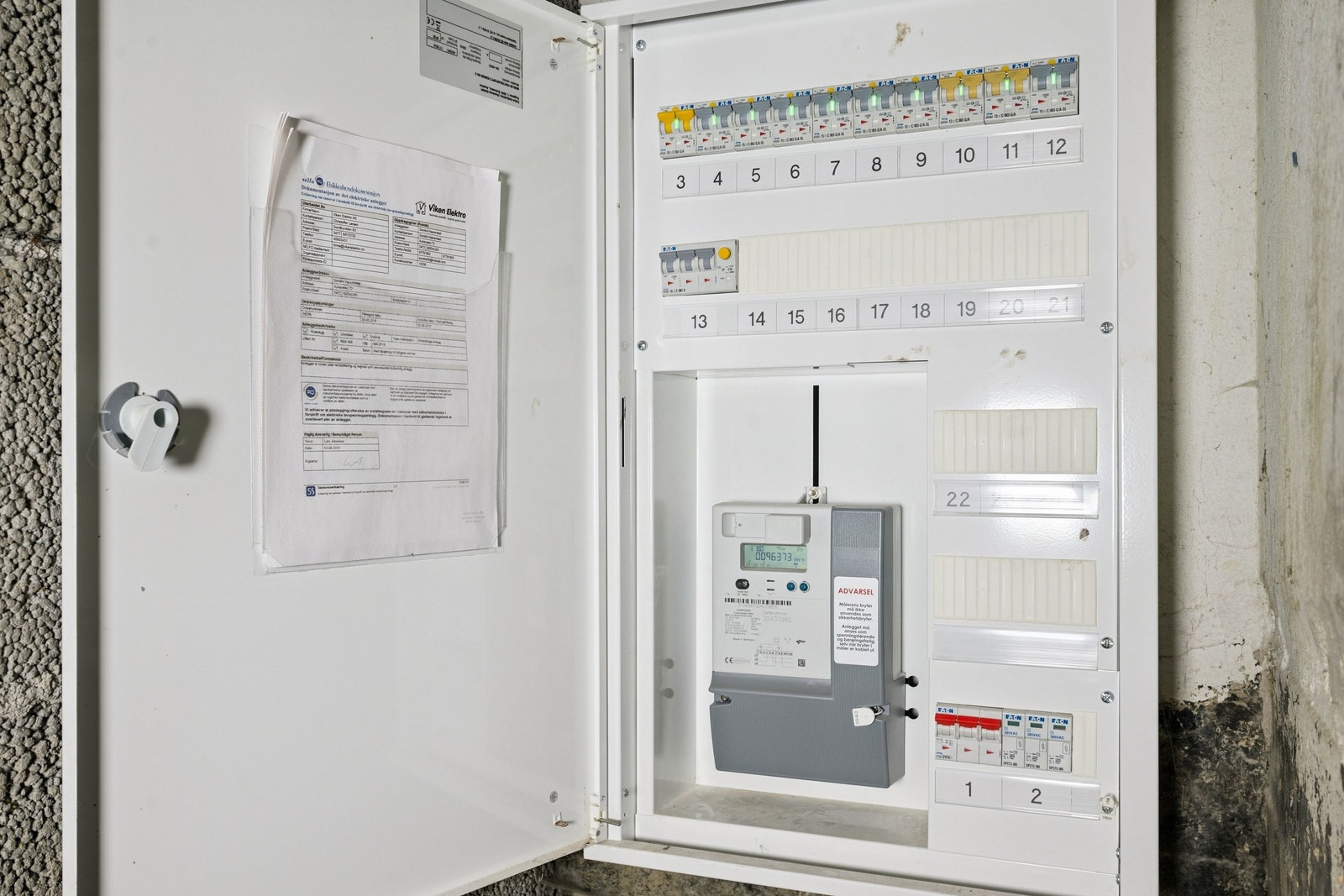 Nytt sikringskap i kjeller Galleribilde