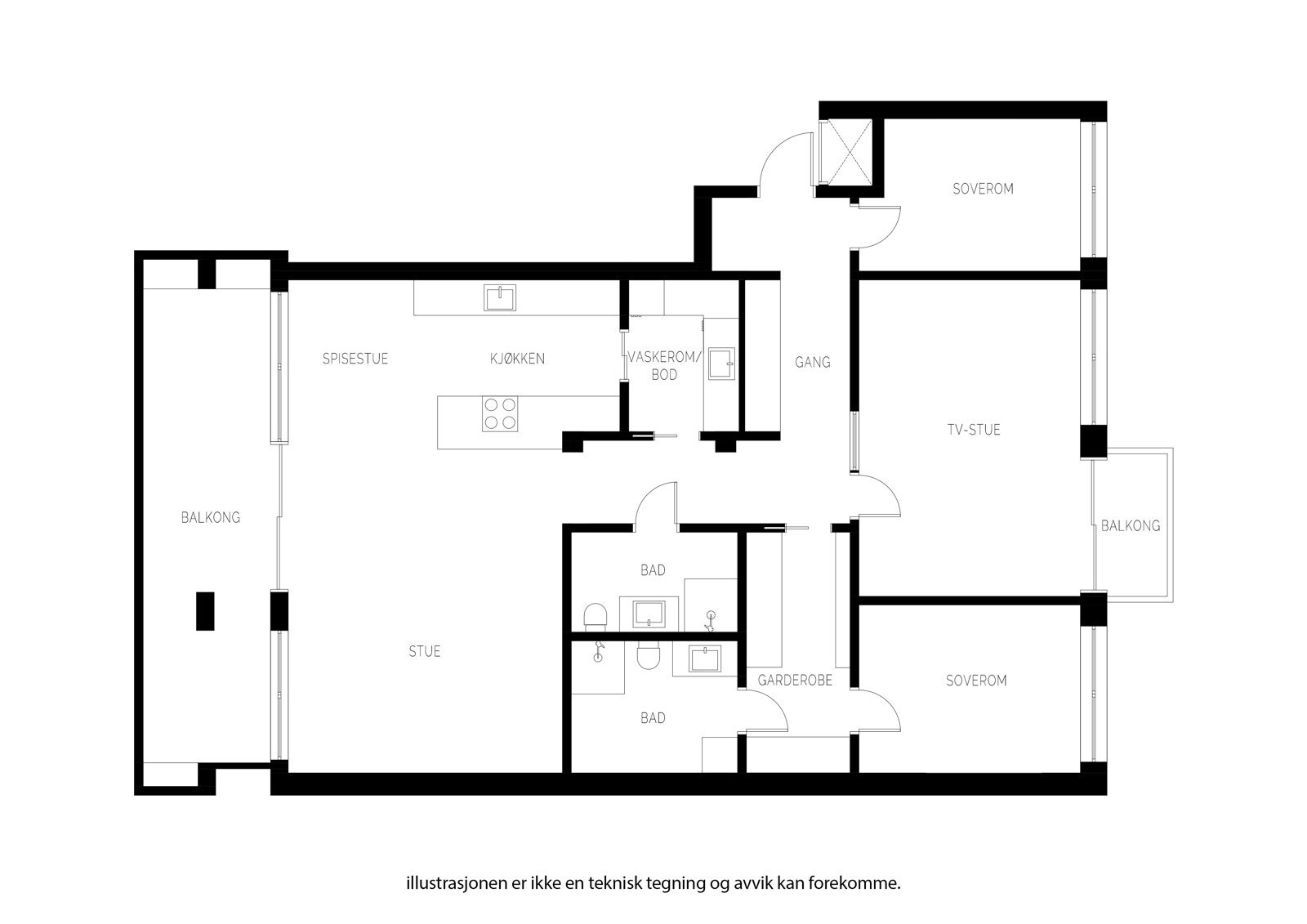 Plantegning. Galleribilde