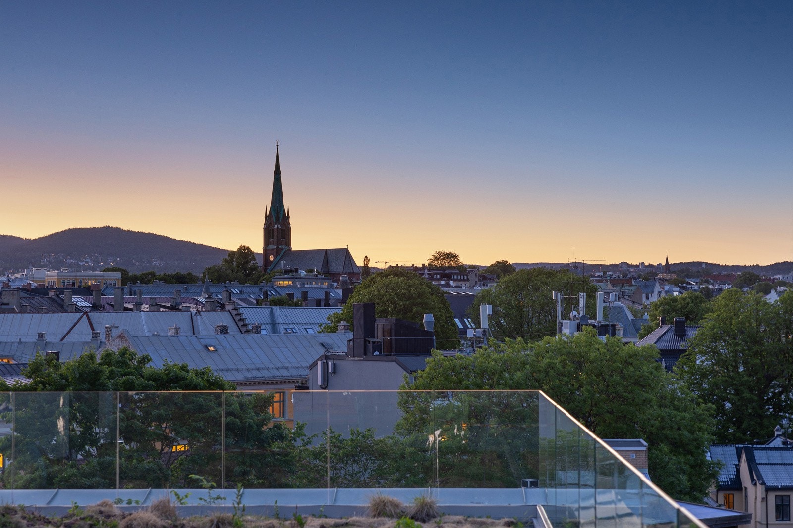 Bare se på denne kveldsstemningen. Galleribilde