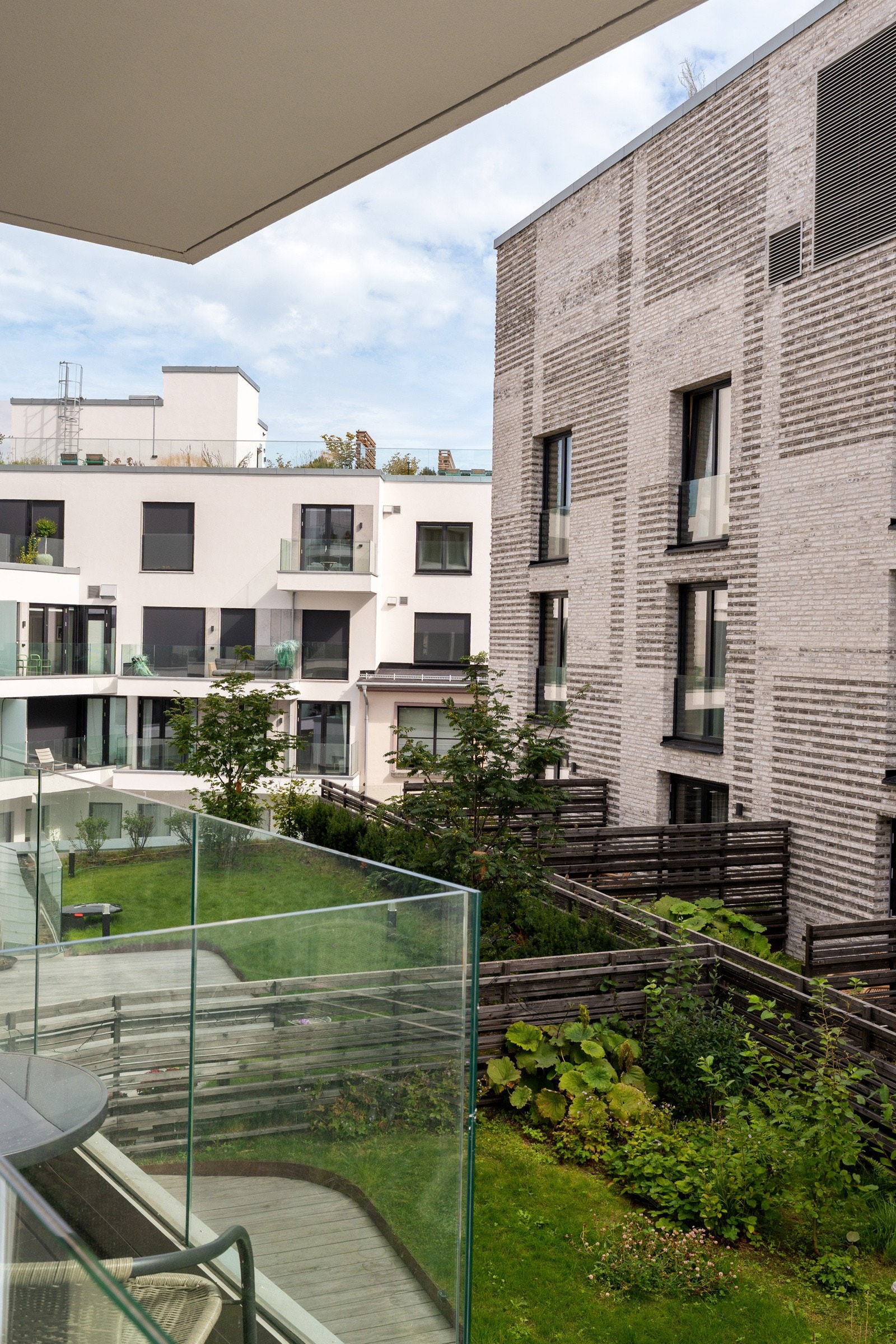 Utsikt fra fransk balkong. Galleribilde