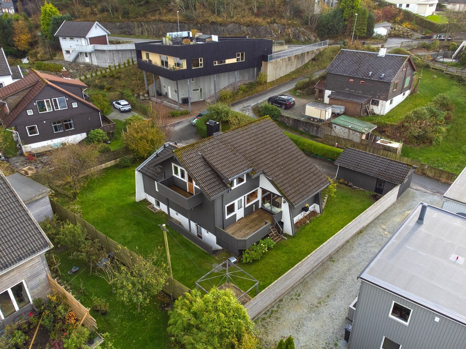 Dronefoto Galleribilde