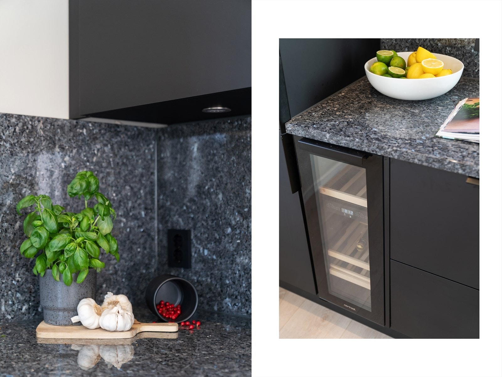 - Et særs lekkert kjøkken i moderne utførelse. Her får man et drømmekjøkken- Galleribilde