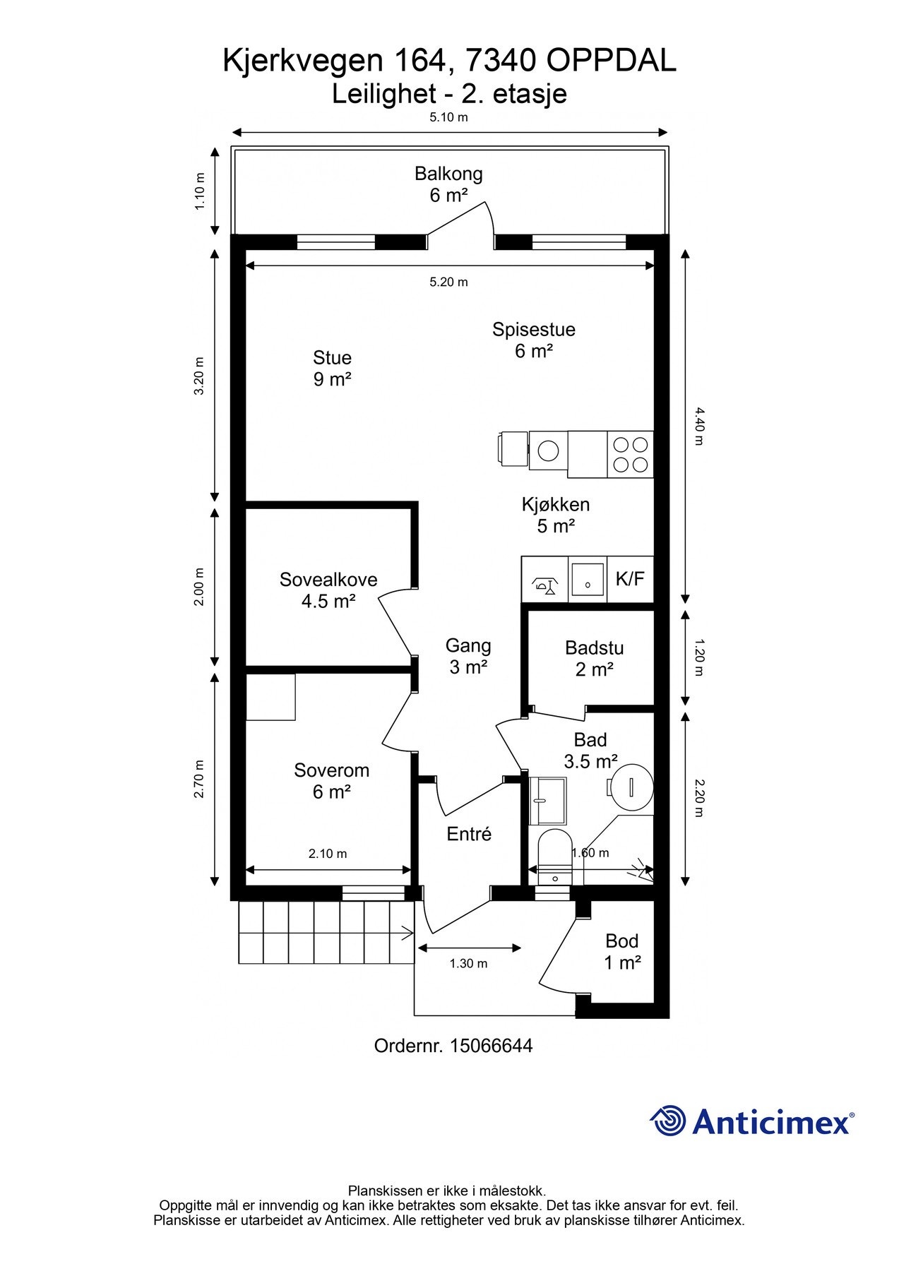 Plantegning - 2. etasje Galleribilde