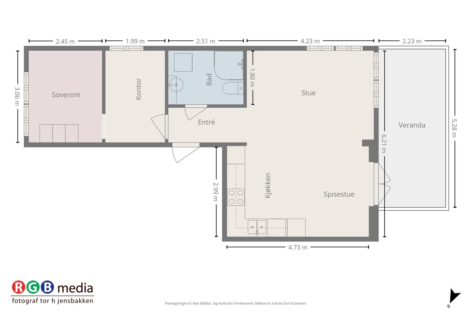 Plantegning Galleribilde