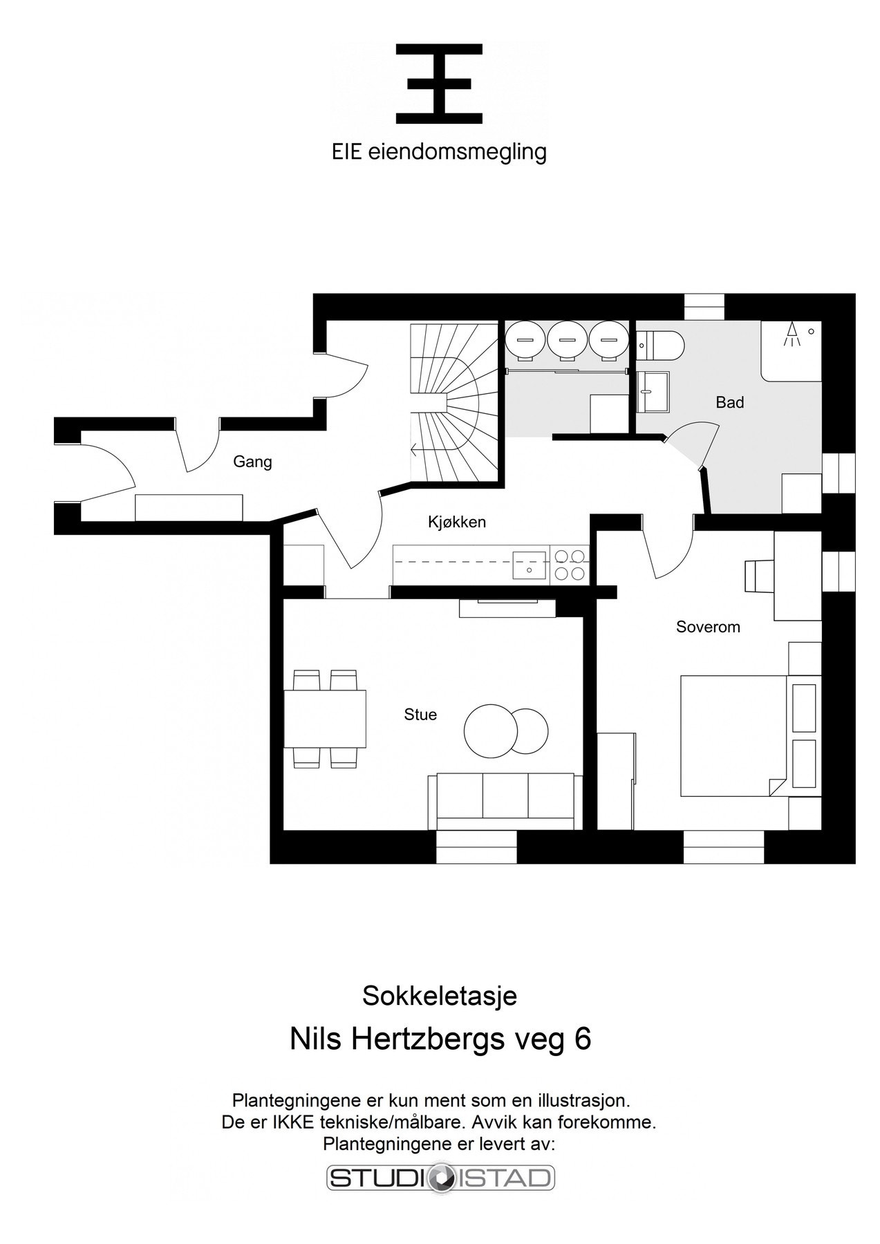 Plantegning Galleribilde