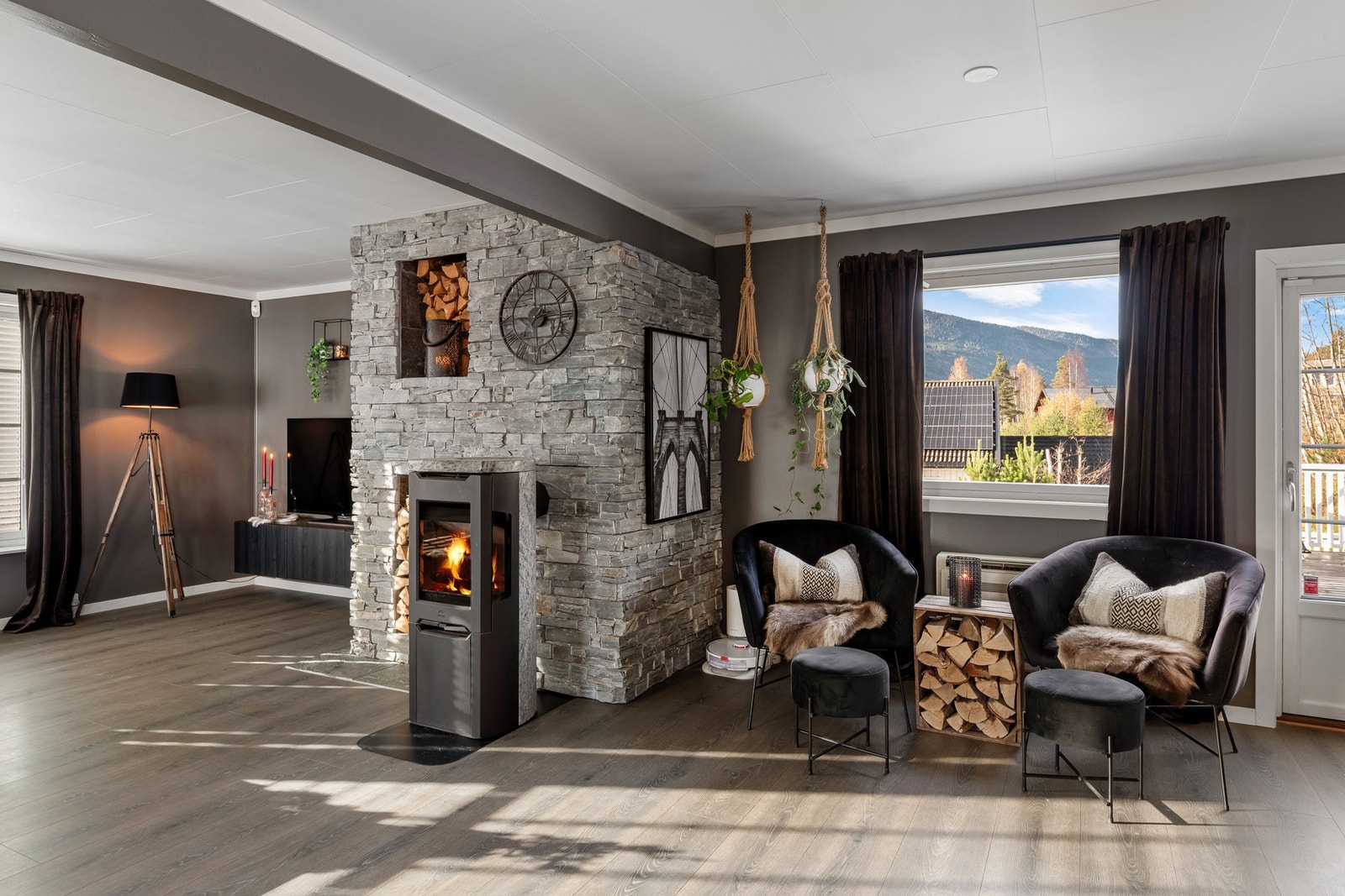 Her kan man skape flere hyggelige soner etter ønske. Galleribilde