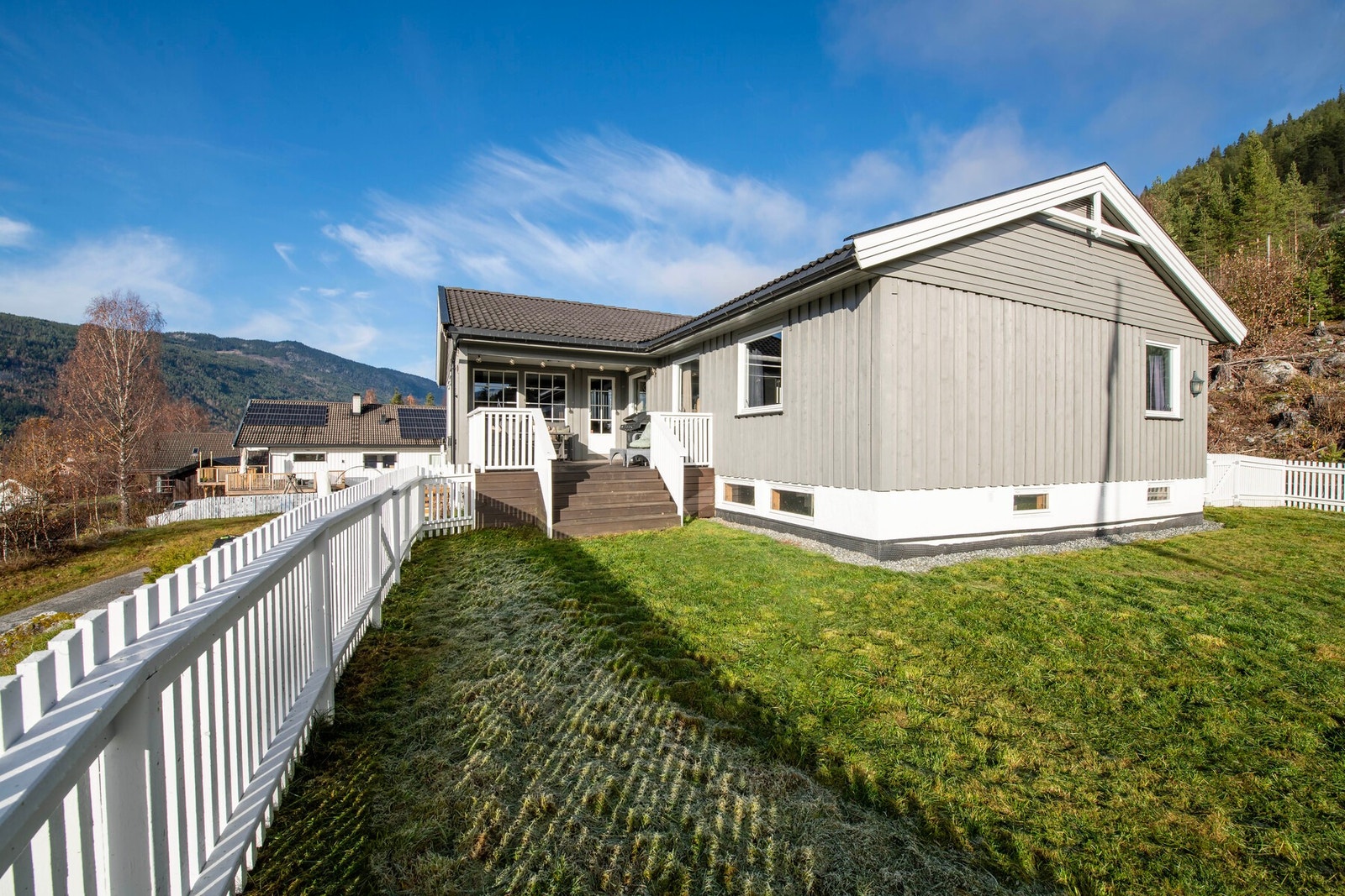 Boligen ligger til i et barnevennlig område. Galleribilde