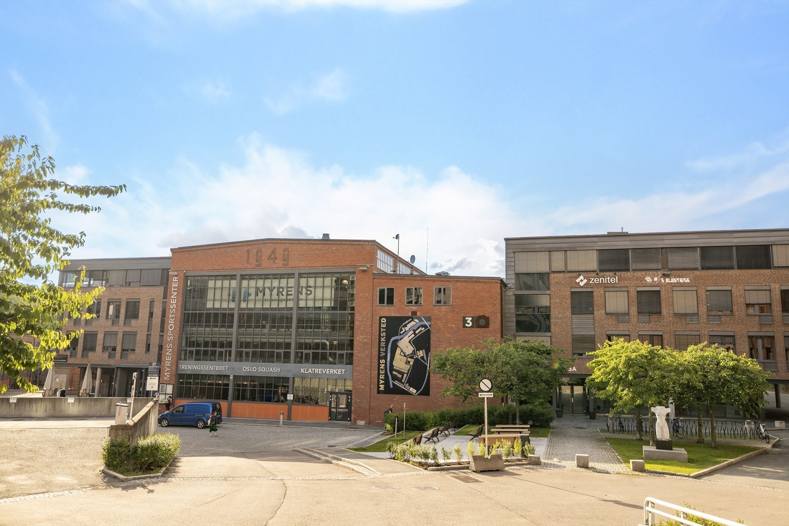 For den treningsglade finner du Myrens Verksted er rett utenfor døren med blant annet klatrepark, squash, golfsenter og treningssenter. Ellers har du SATS på Sagene, Ila og Ringens Park. Galleribilde