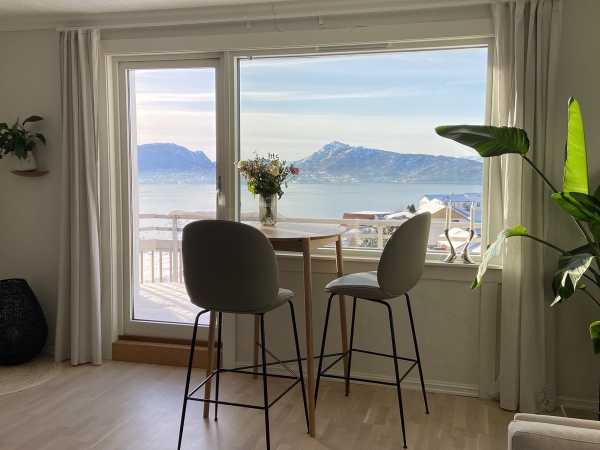 Herlig utsikt fra stuen Galleribilde