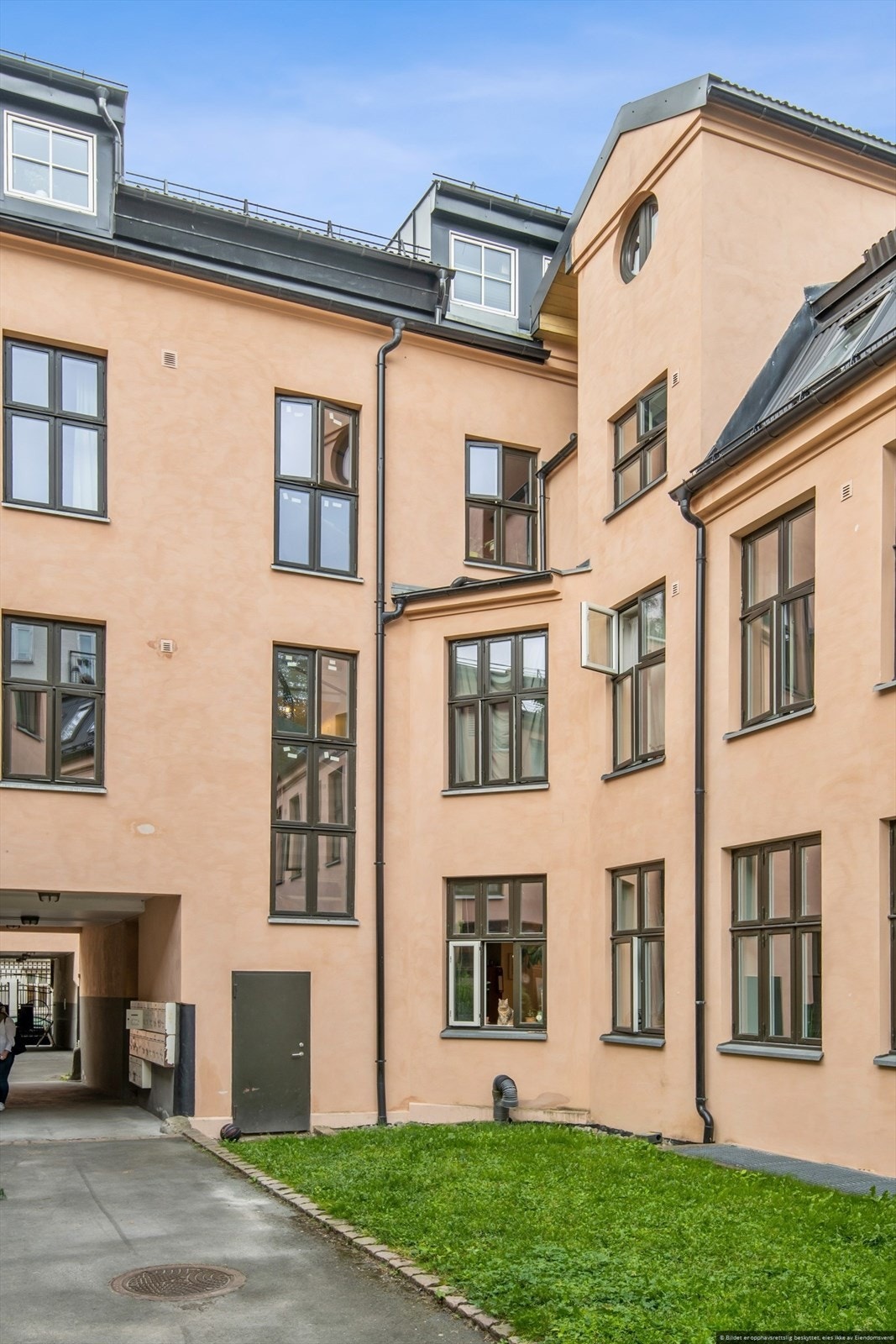 Rolig bakgård. Innflytningsklar selveierleilighet beliggende i hjertet av Grünerløkka. Galleribilde