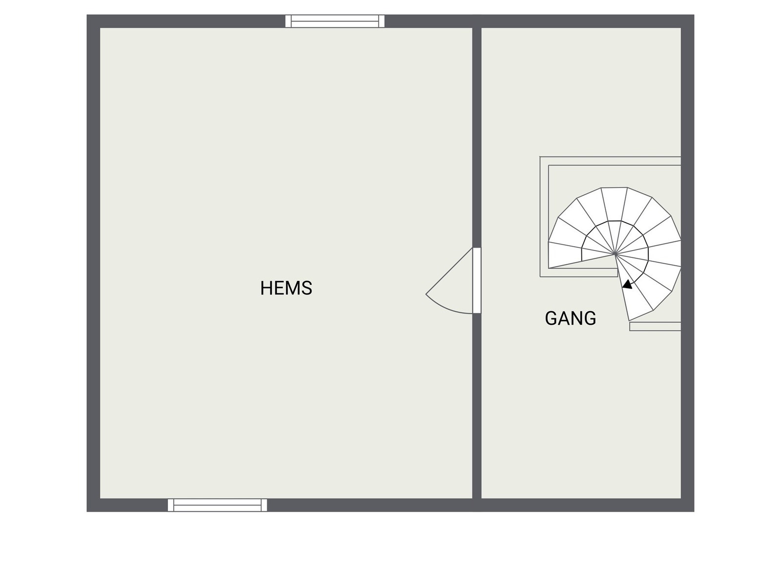 Plantegning hems Galleribilde