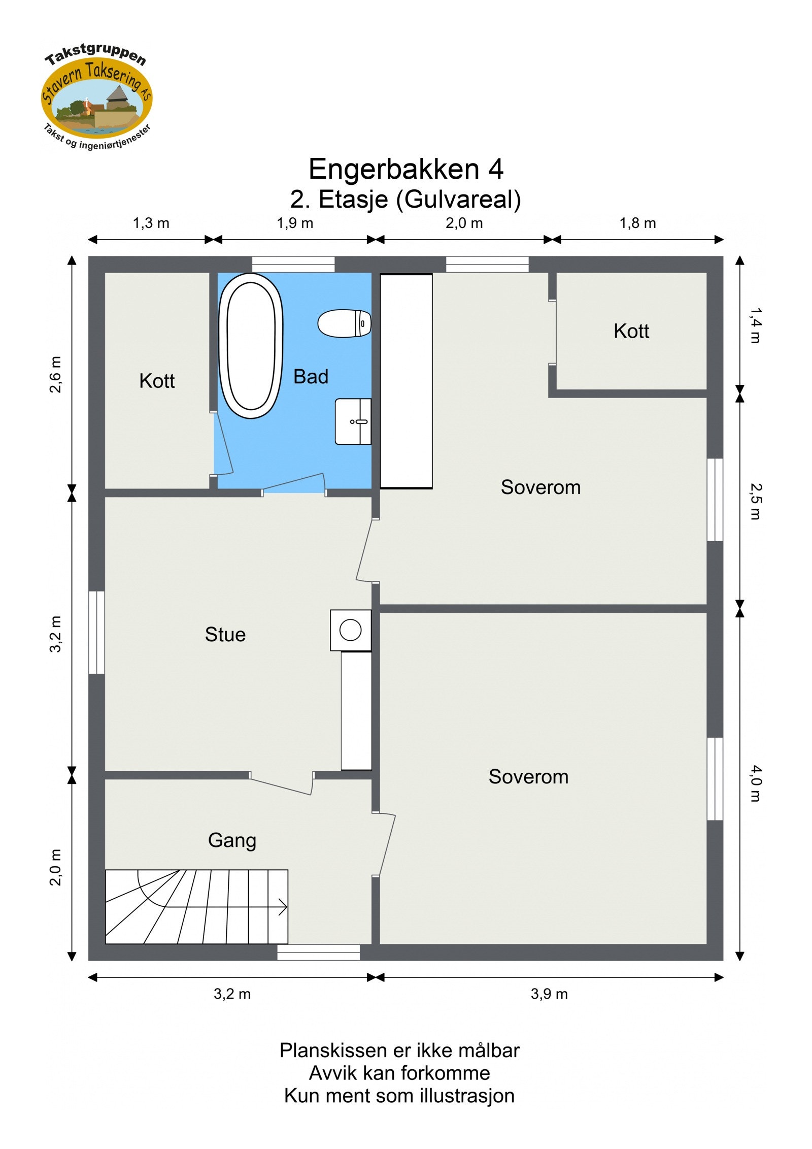 Plantegning - 2. Etasje Galleribilde